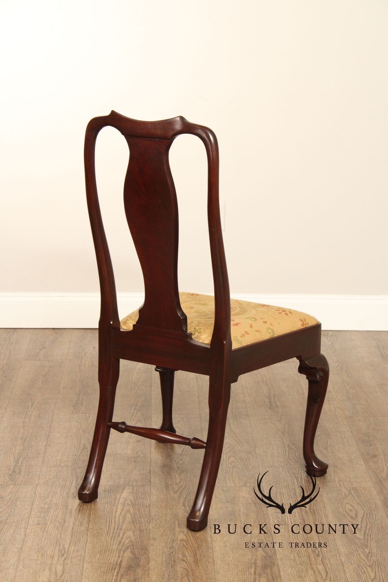 Stickley Williamsburg Reserve Set Of Six Mahogany Queen Anne Side Dining Chairs