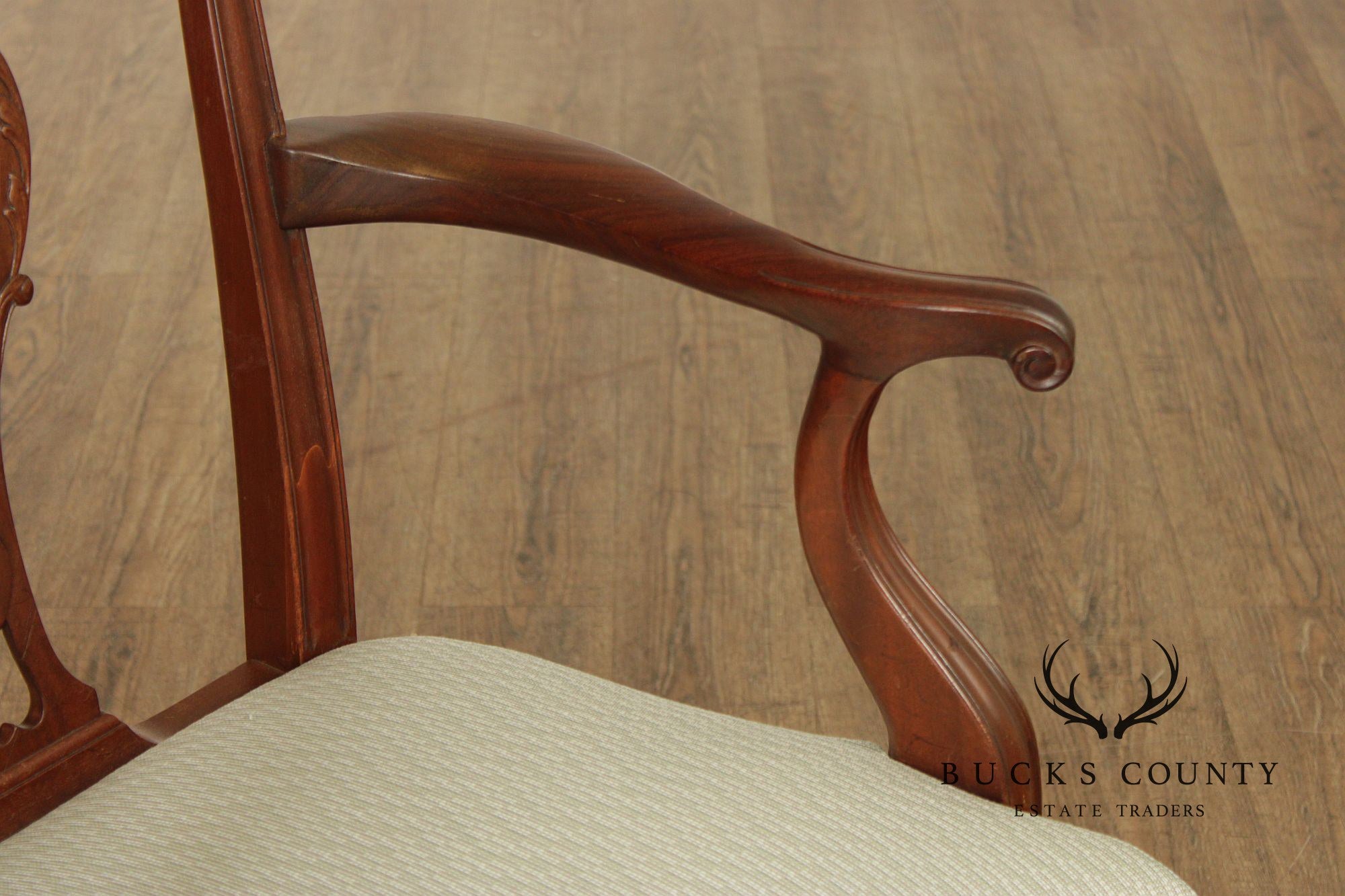 Chippendale Style Set of Six Mahogany Dining Chairs