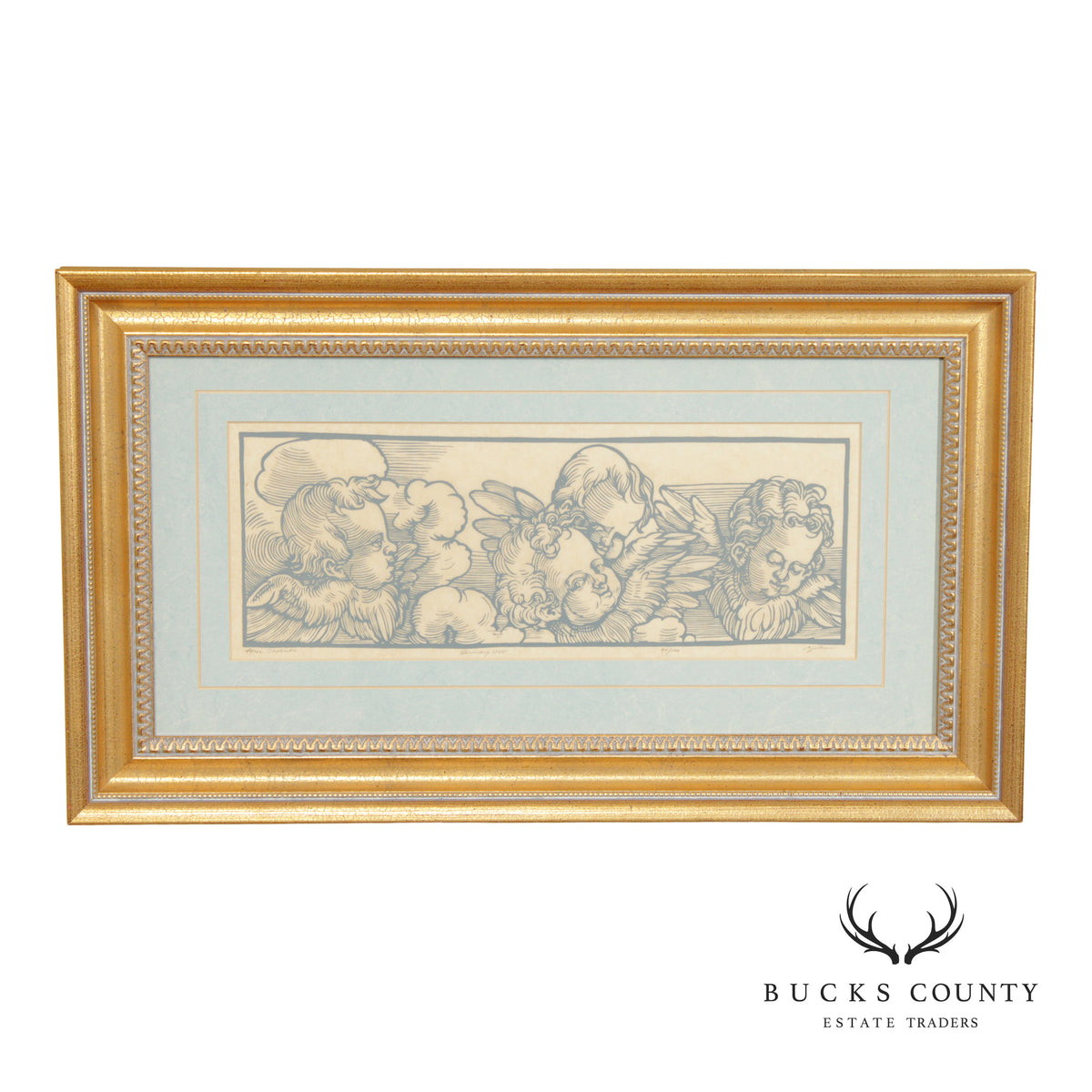 Allen Bjorkman Renaissance Style Print, 'Four Cherubs'
