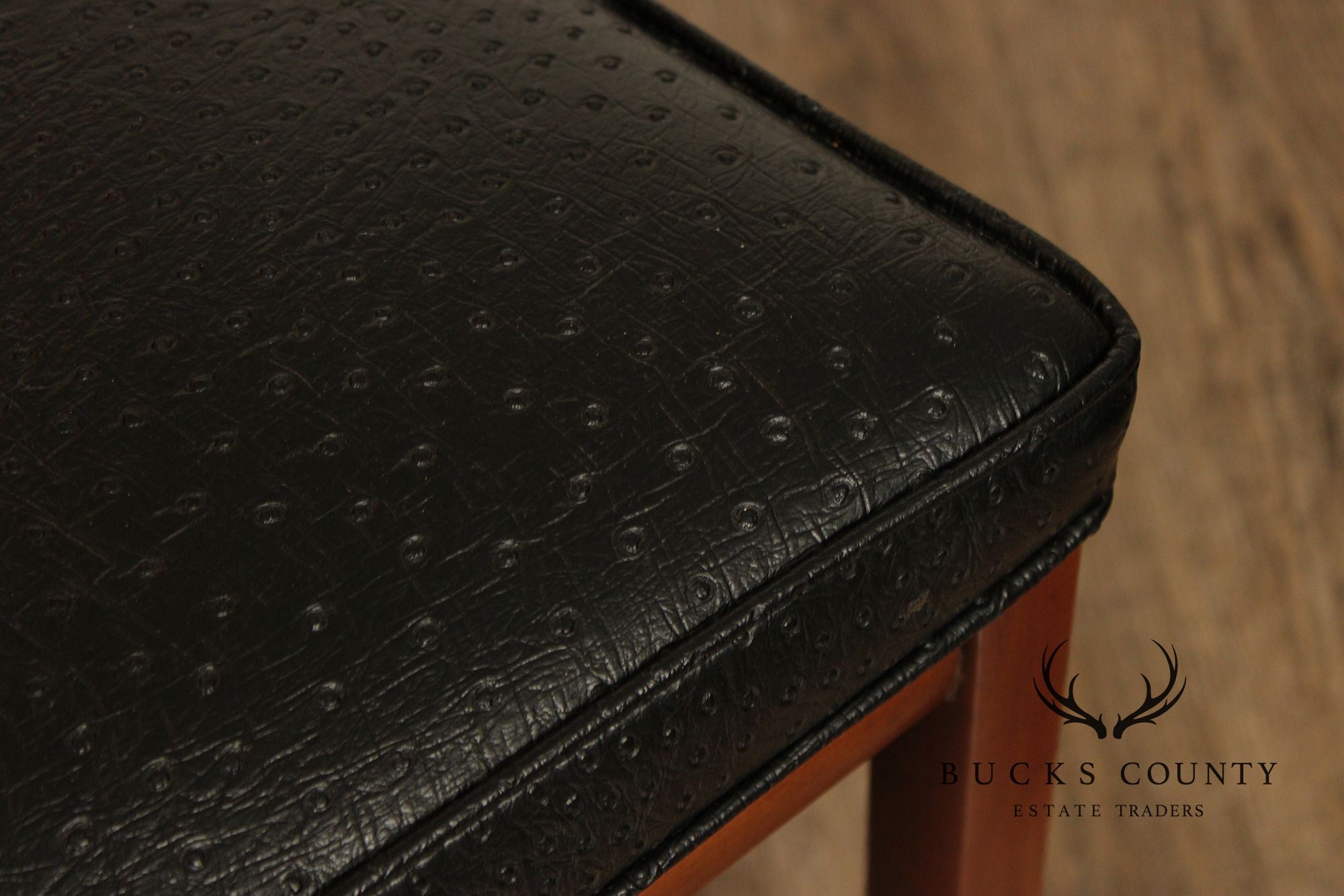 Michael Taylor For Baker Mid Century Modern Set of Six Cane Back Dining Chairs