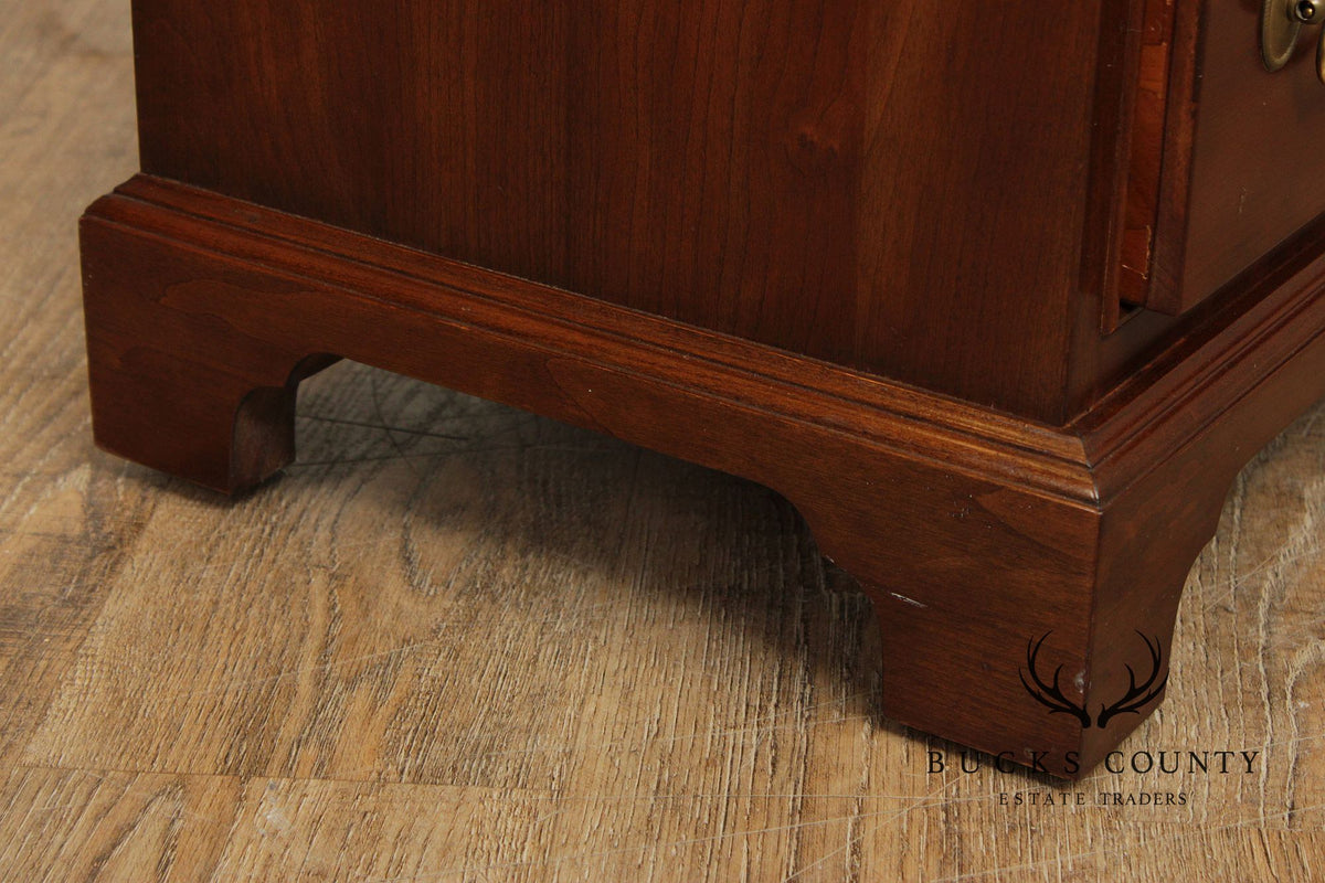 Stickley Chippendale Style Cherry Bachelor's Chest Nightstand
