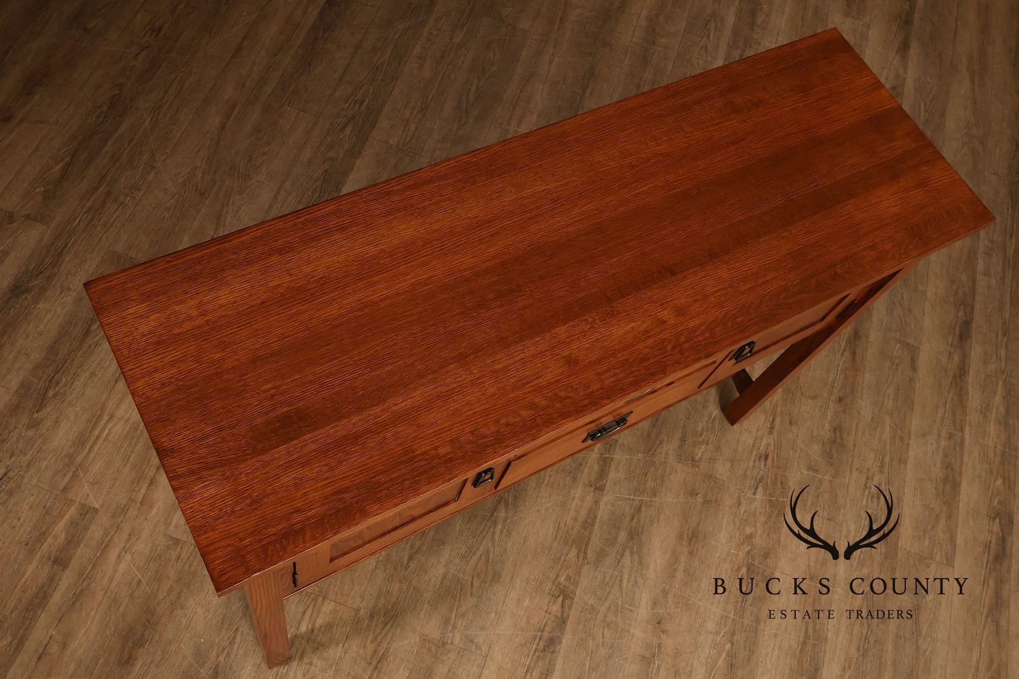 American Arts And Crafts Mission Oak Server Sideboard