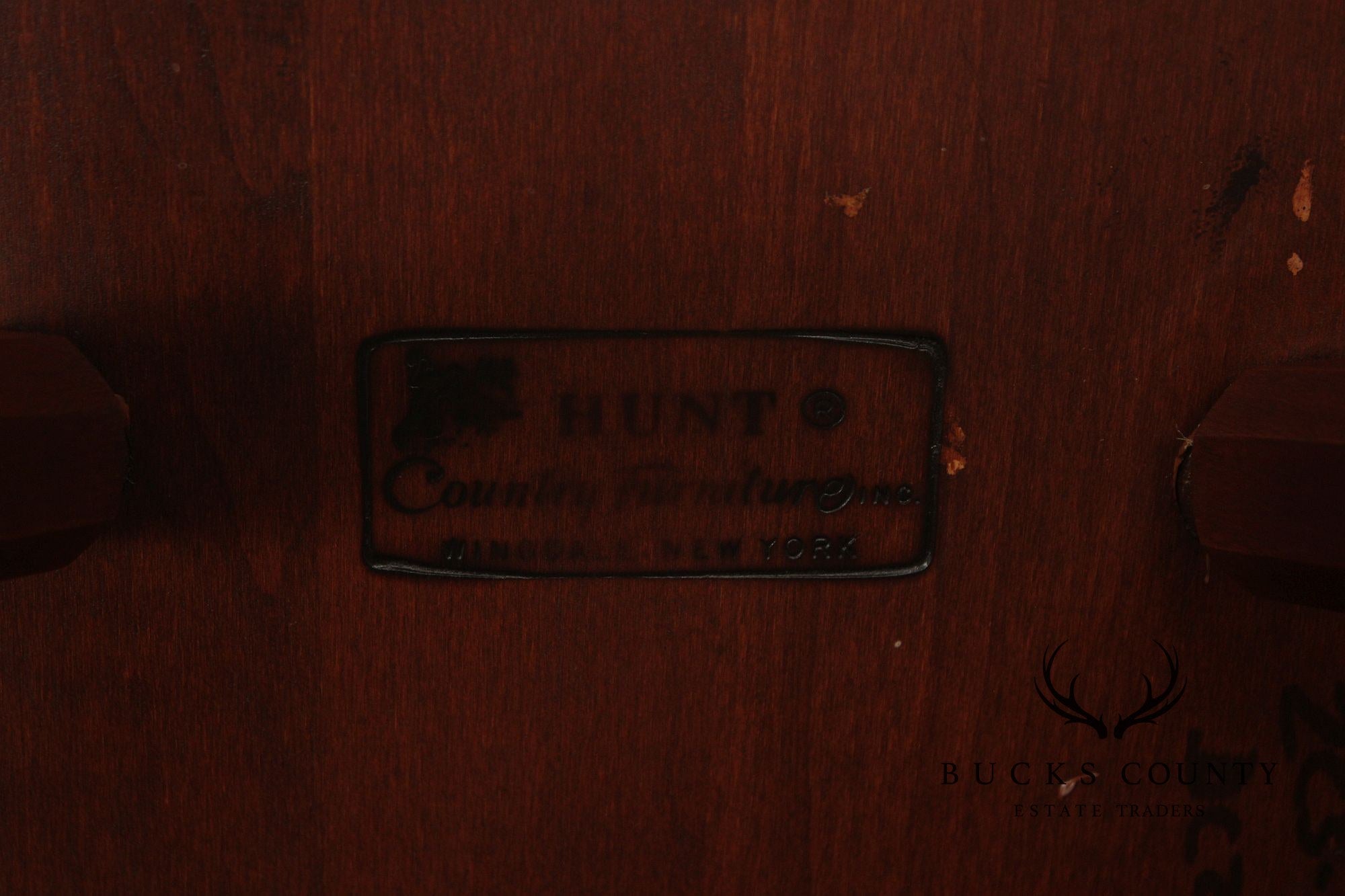 Hunt Country Furniture Set of Four Cherry Windsor Dining Chairs
