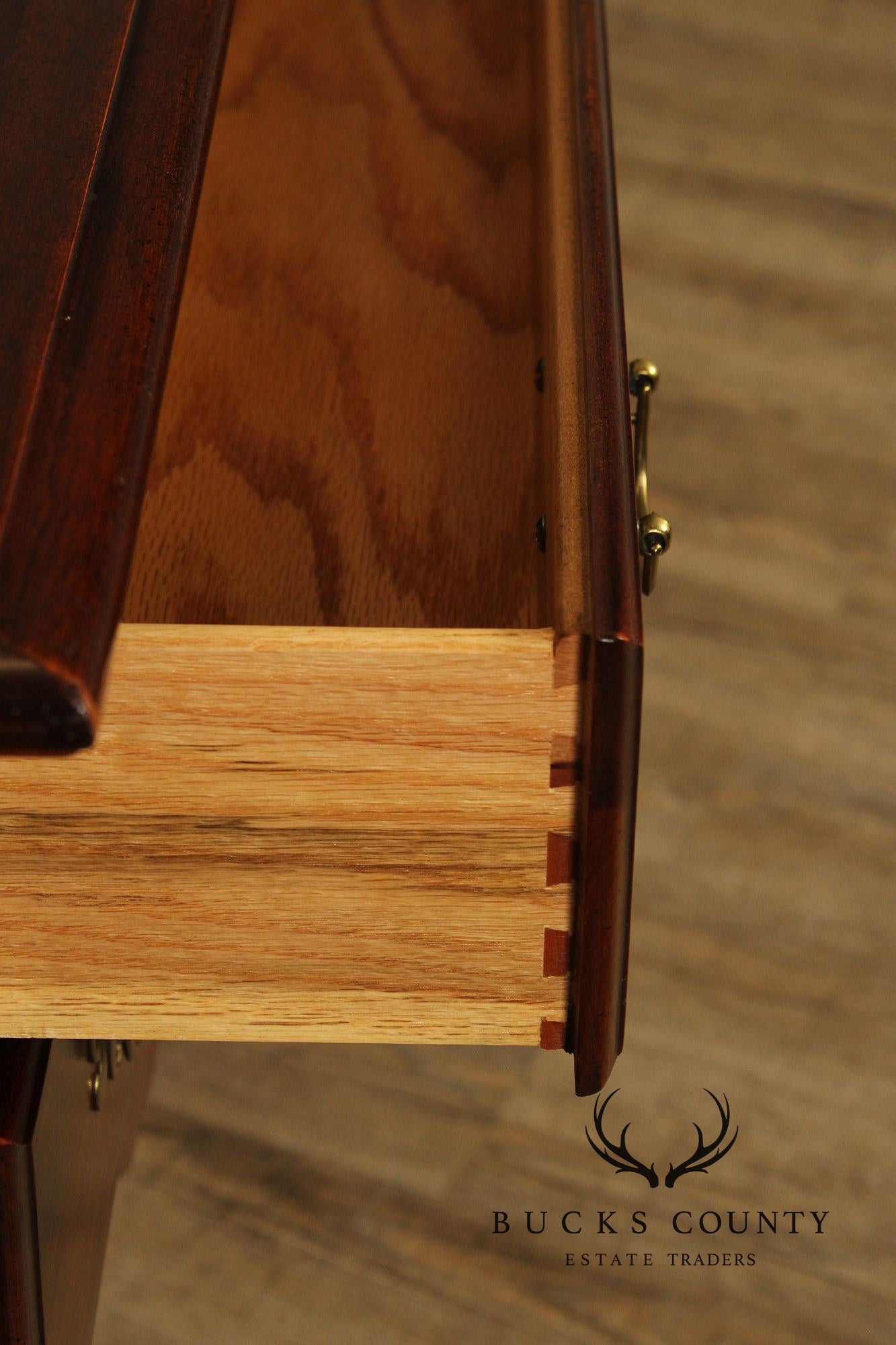 Queen Anne Style Cherry Lowboy Table
