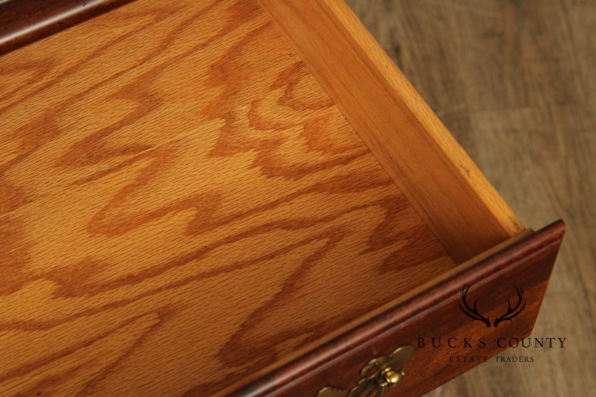 Queen Anne Style Cherry Lowboy Table