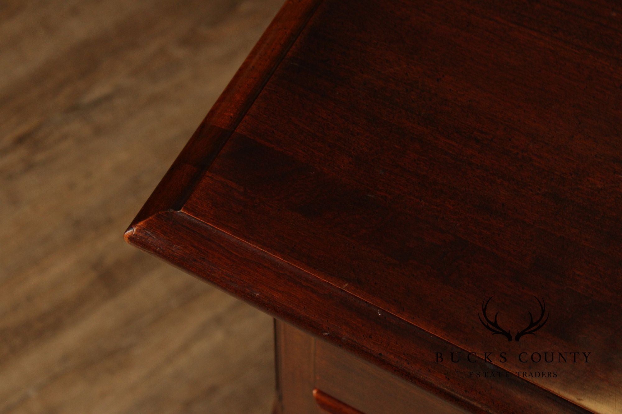 Queen Anne Style Cherry Lowboy Table