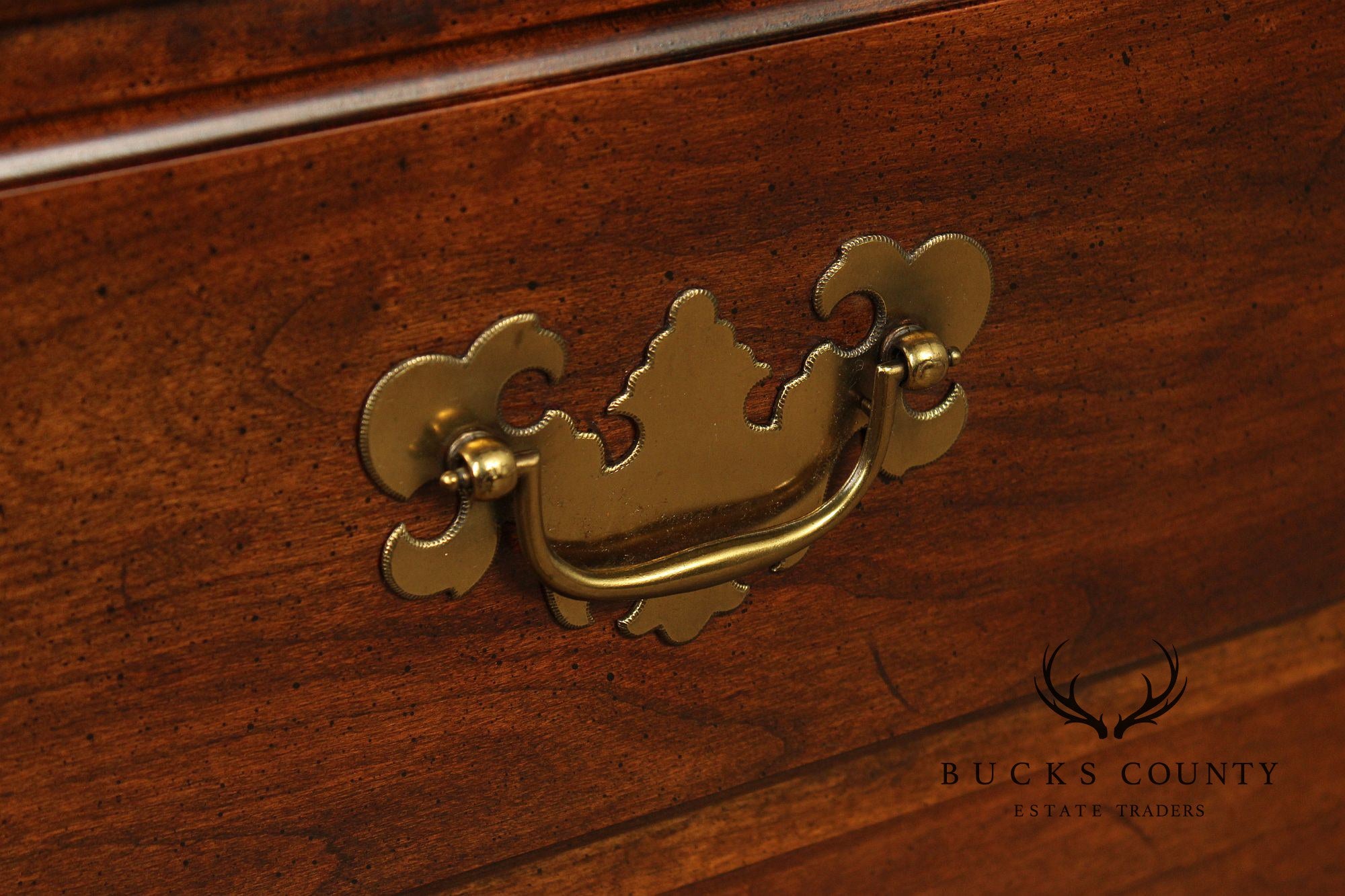 Queen Anne Style Cherry Lowboy Table