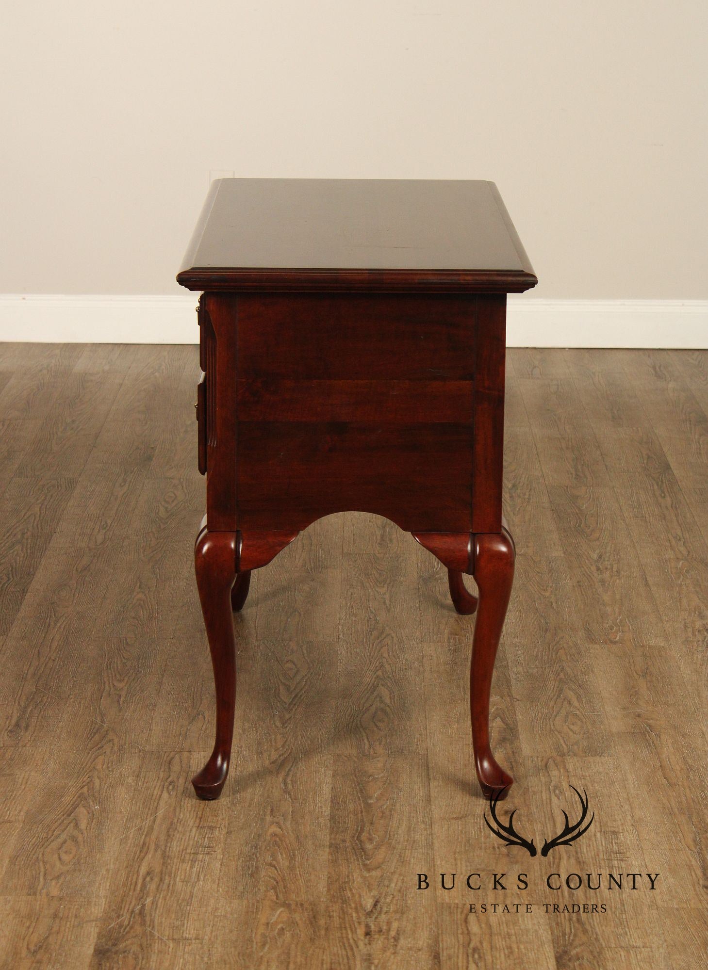 Queen Anne Style Cherry Lowboy Table