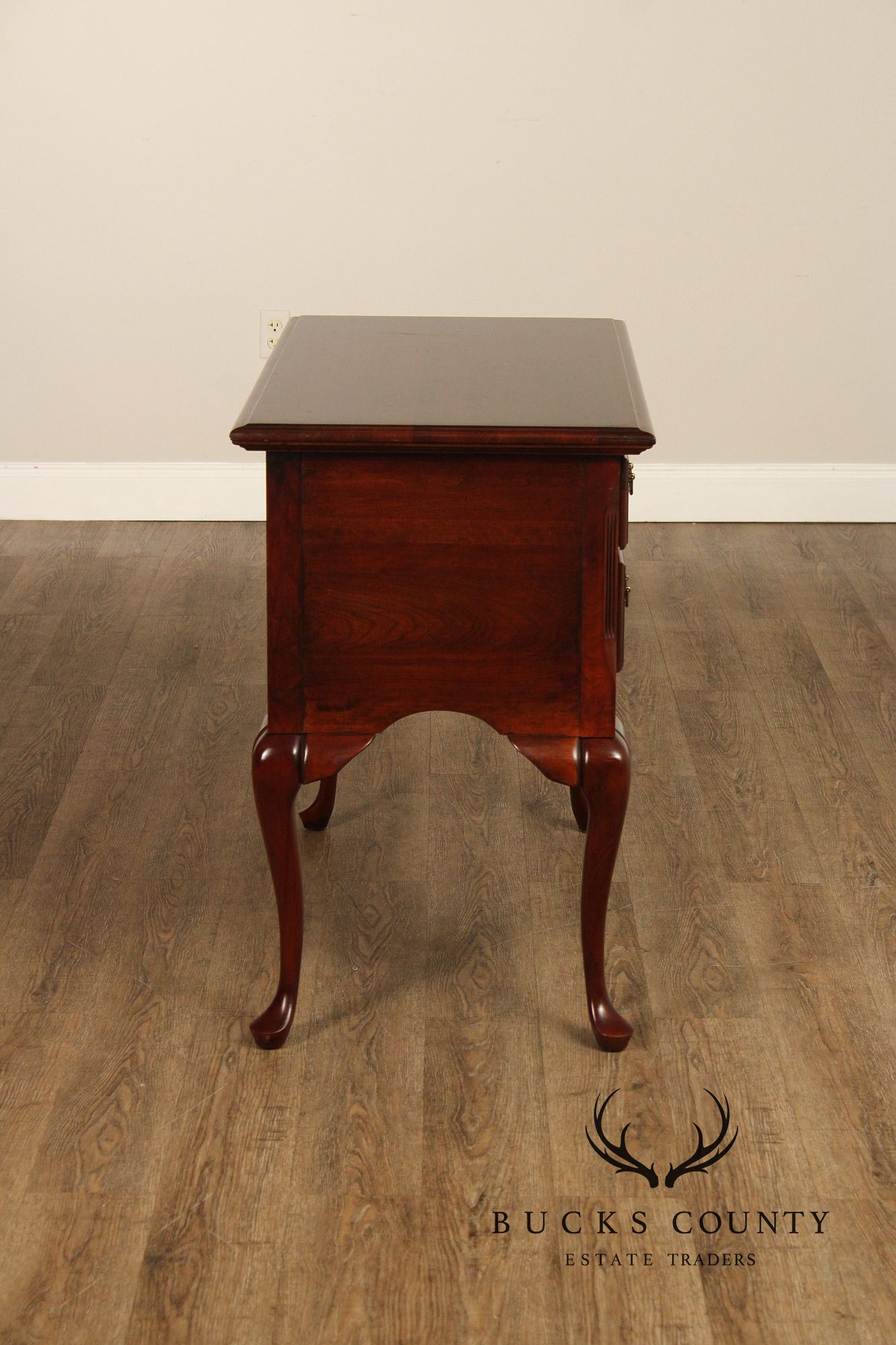 Queen Anne Style Cherry Lowboy Table