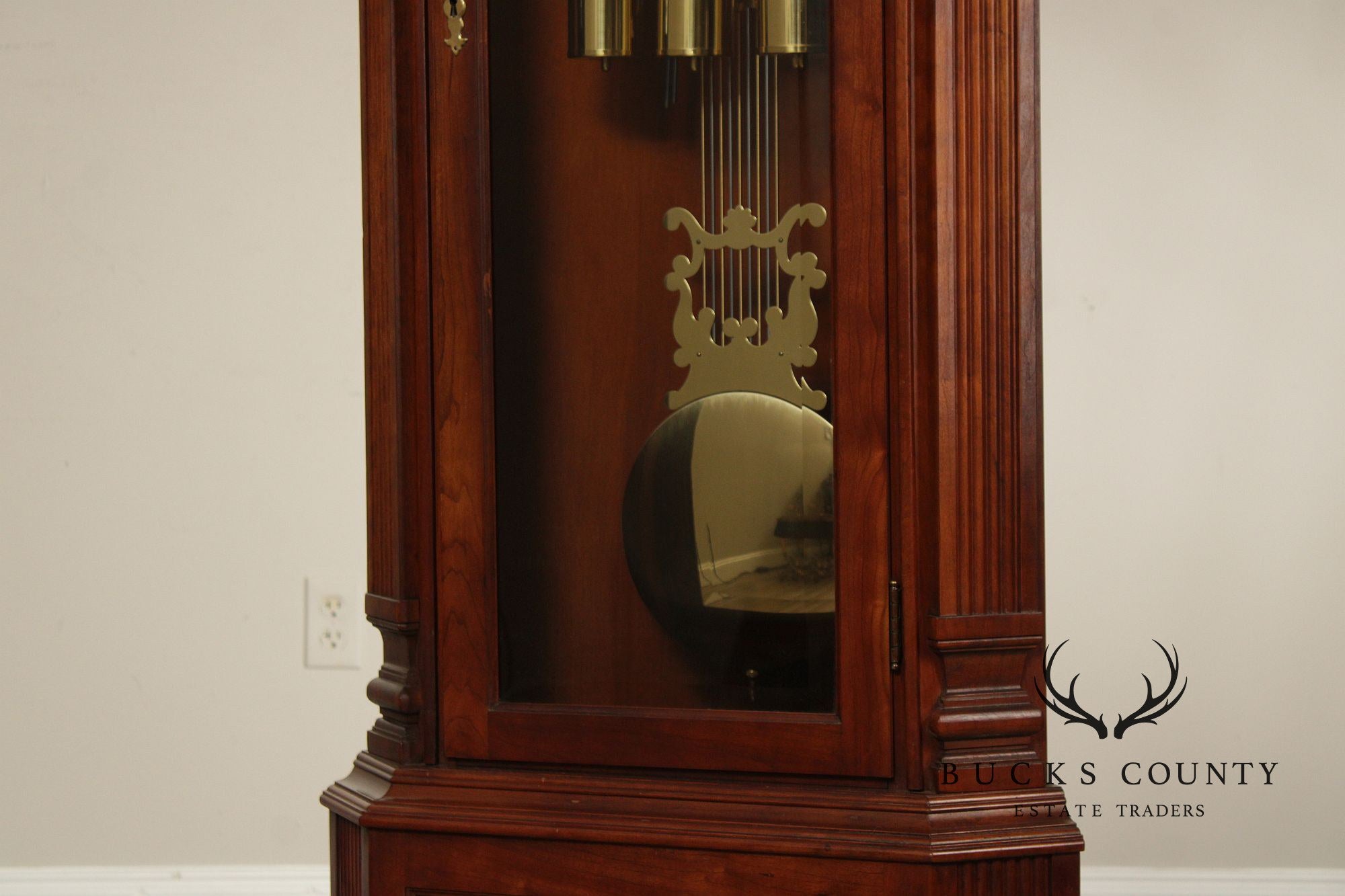 Ridgeway Winford Cherry Corner Grandfather Clock
