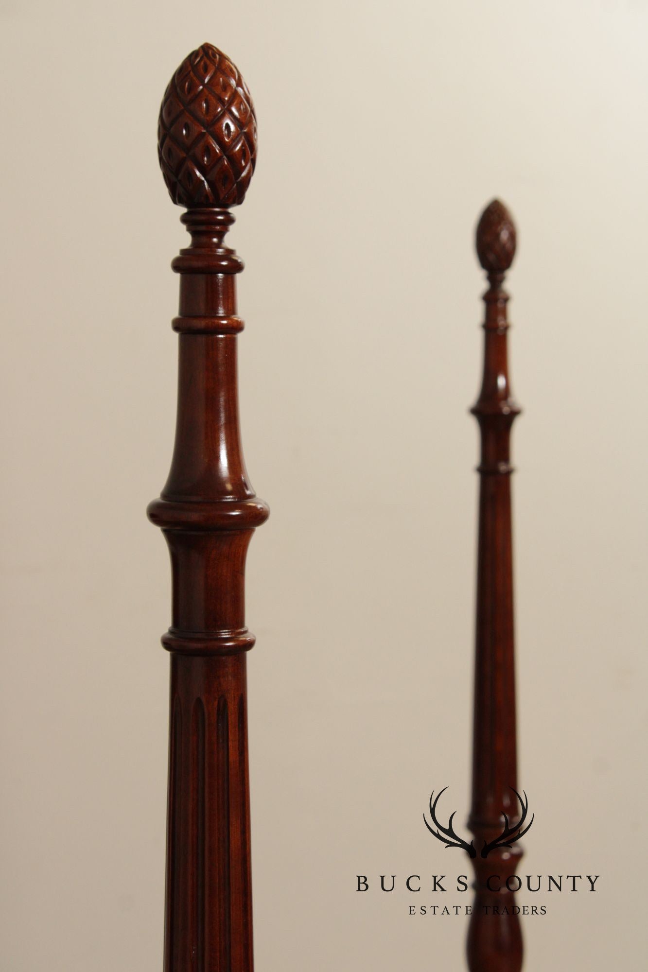 Statton Carved Cherry Queen Poster Bed