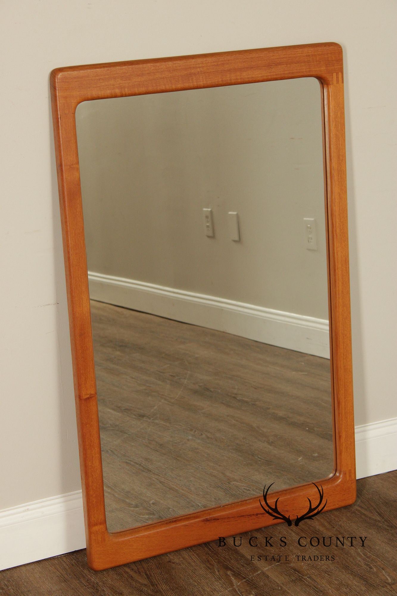 Pedersen & Hansen Danish Modern Teak Wall Mirror