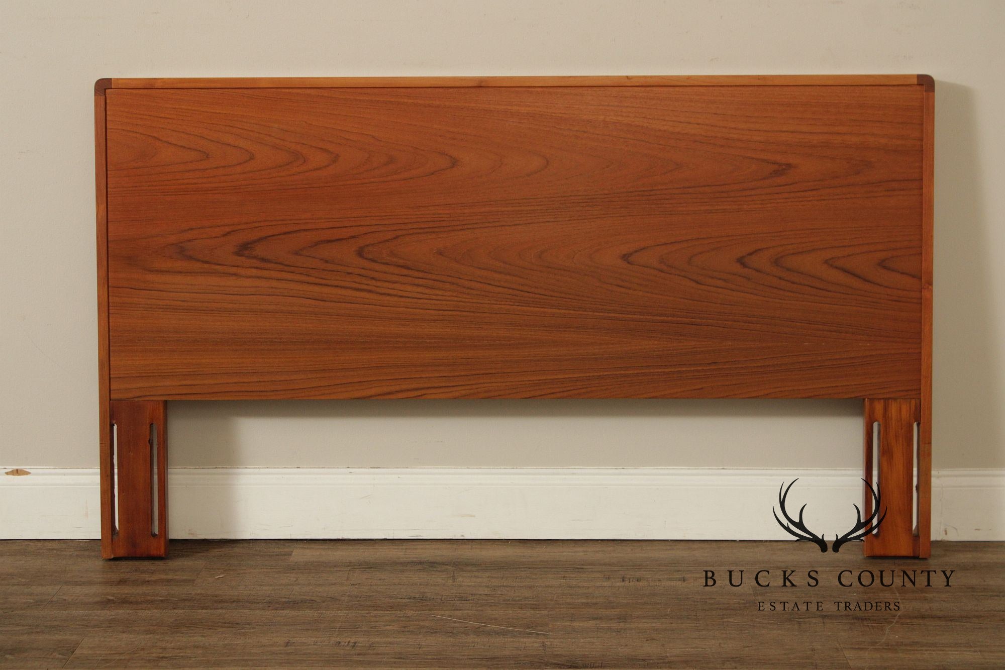 Sørensen Møbelfabrik Danish Modern Teak Queen Size Headboard