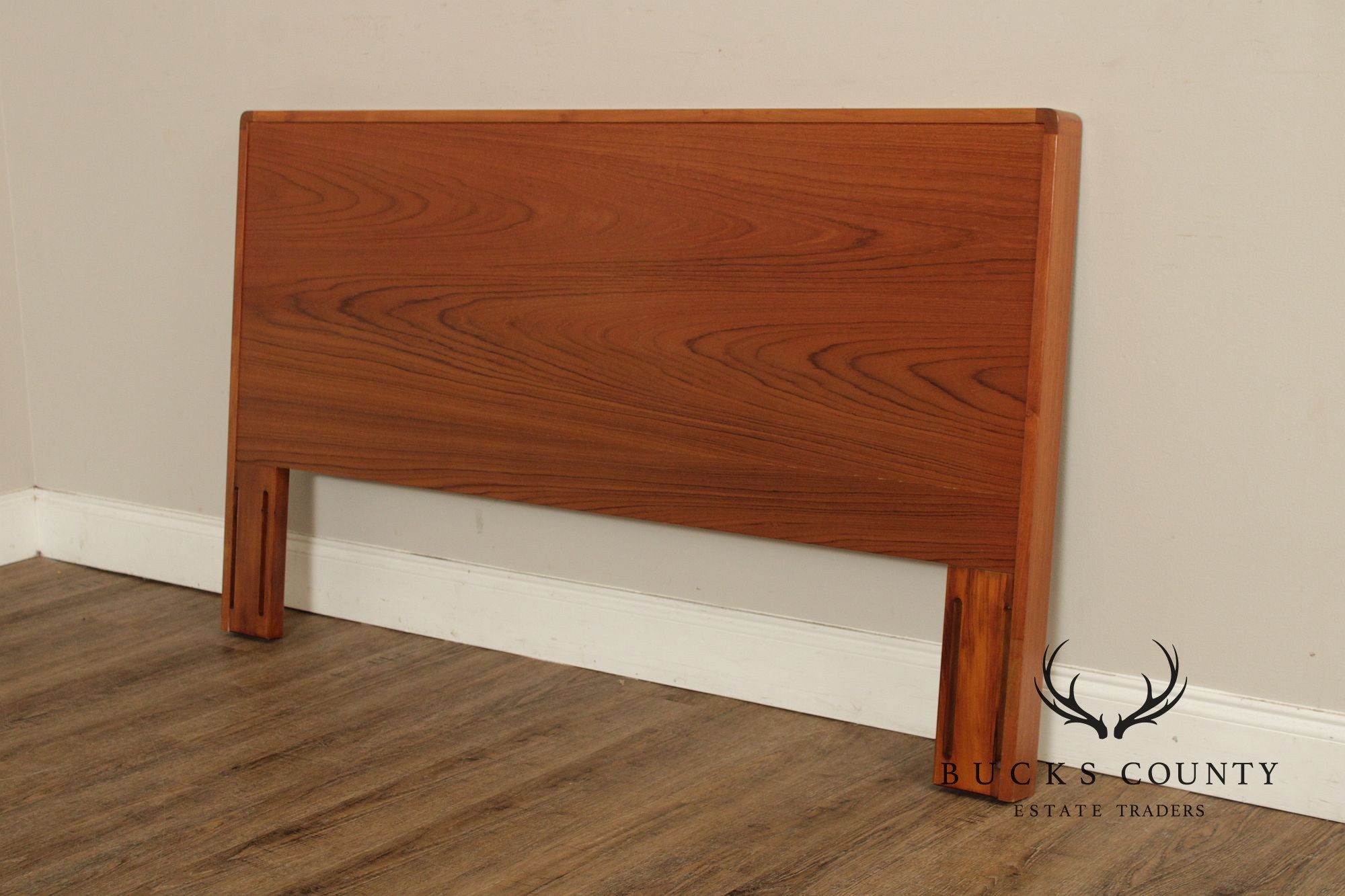 Sørensen Møbelfabrik Danish Modern Teak Queen Size Headboard