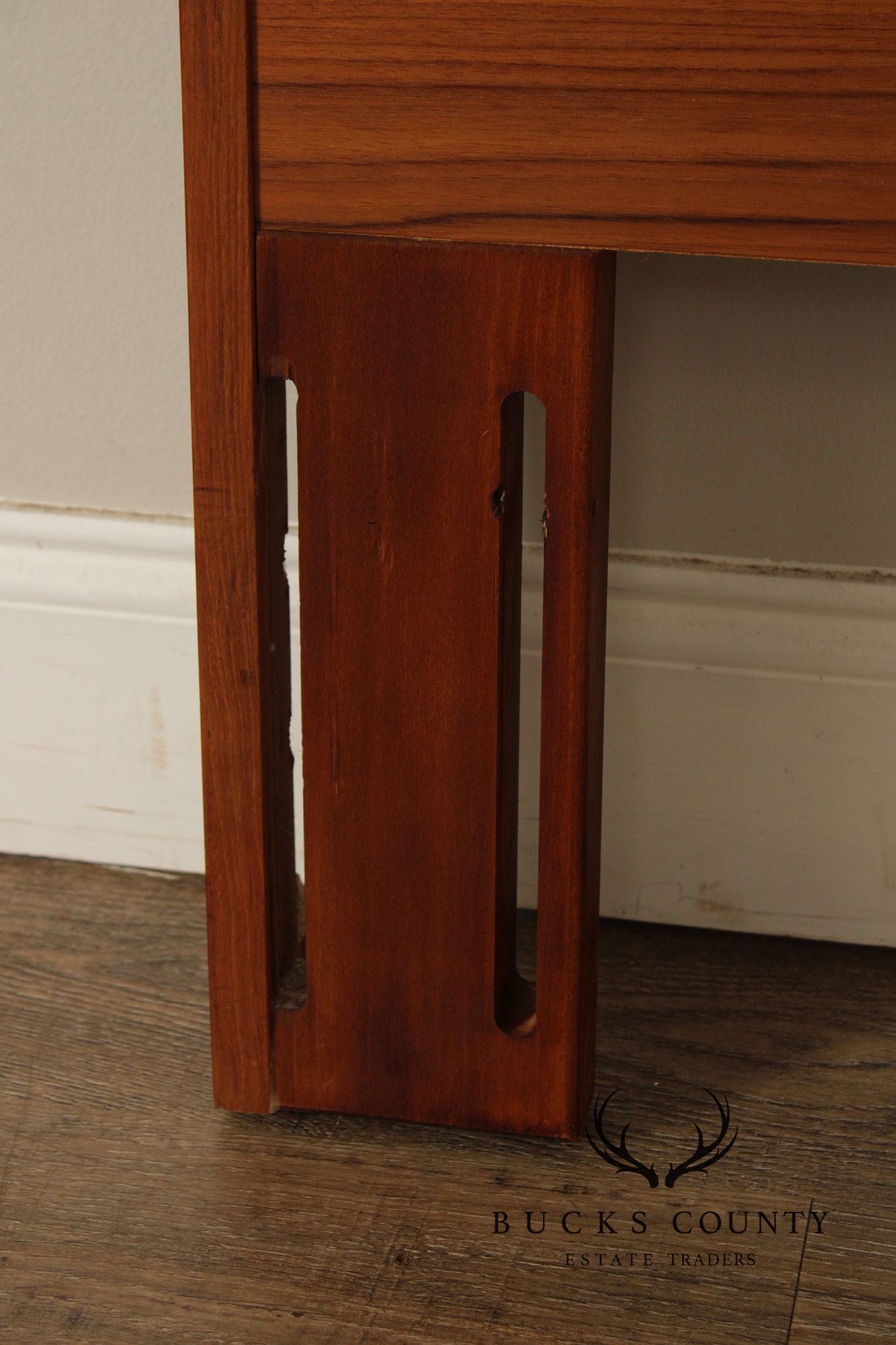 Sørensen Møbelfabrik Danish Modern Teak Queen Size Headboard