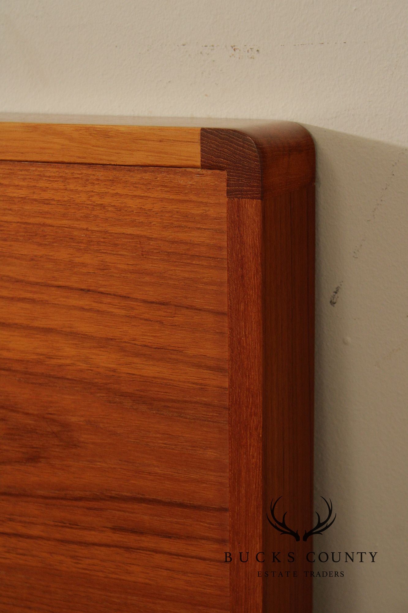 Sørensen Møbelfabrik Danish Modern Teak Queen Size Headboard