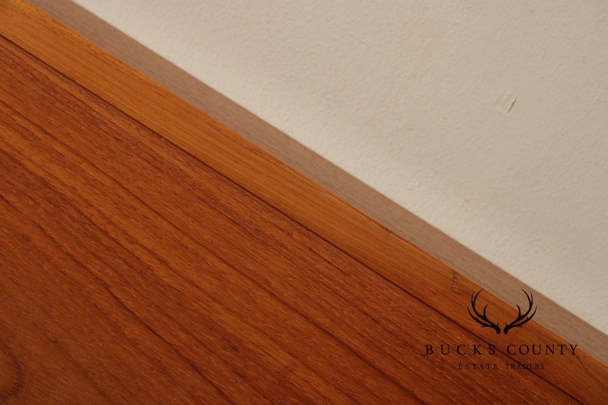Sørensen Møbelfabrik Danish Modern Teak Queen Size Headboard