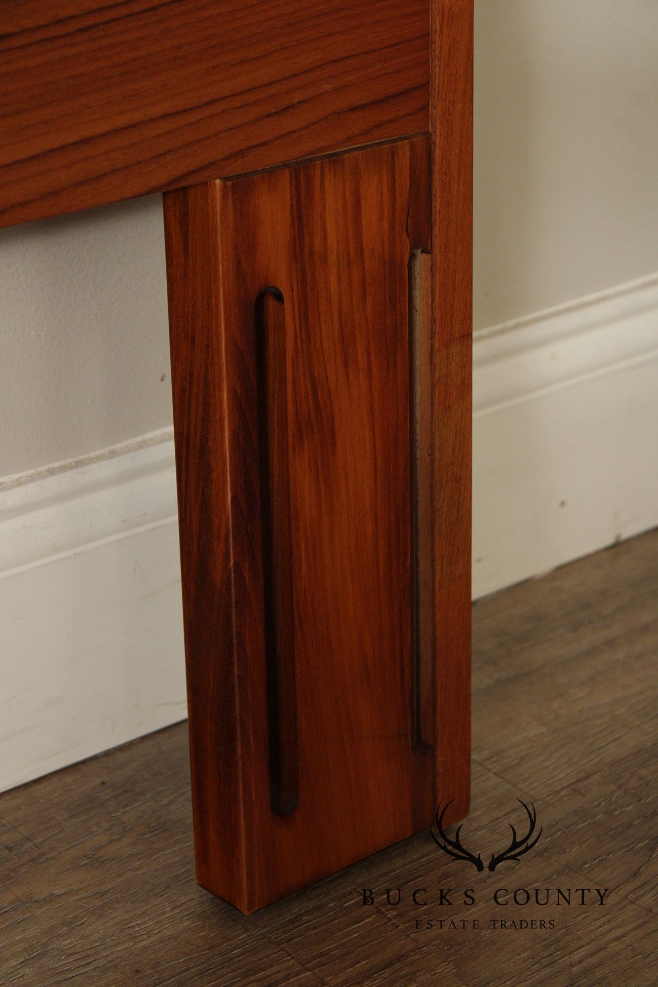 Sørensen Møbelfabrik Danish Modern Teak Queen Size Headboard