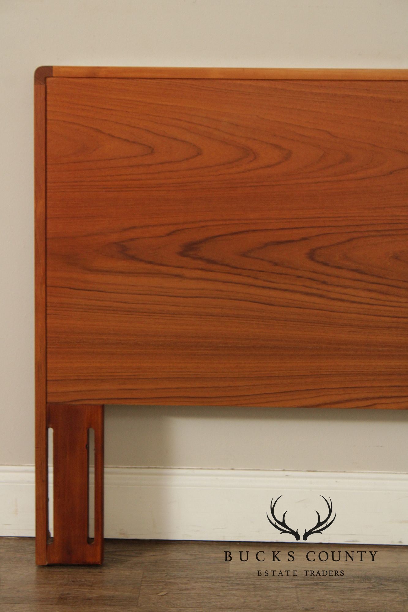 Sørensen Møbelfabrik Danish Modern Teak Queen Size Headboard