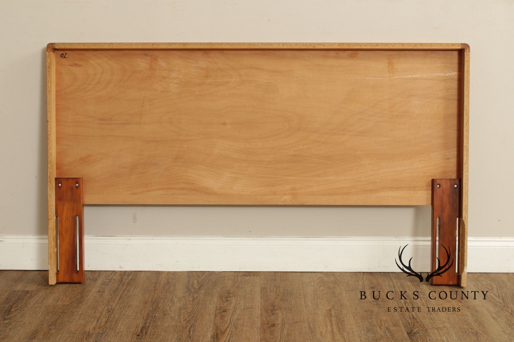 Sørensen Møbelfabrik Danish Modern Teak Queen Size Headboard