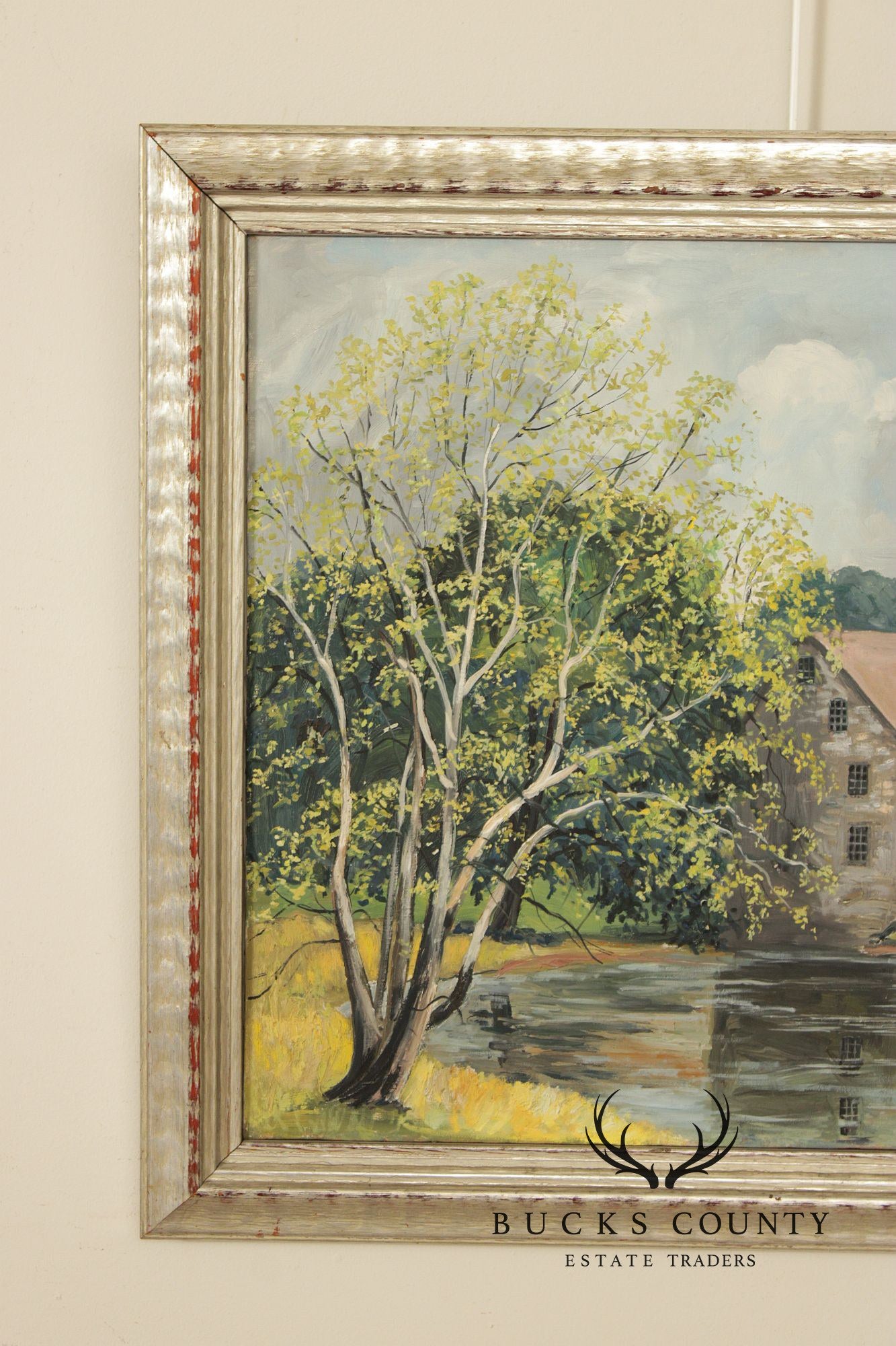 Harry Martin Book Pennsylvania Impressionist Oil Painting, Mill Pond