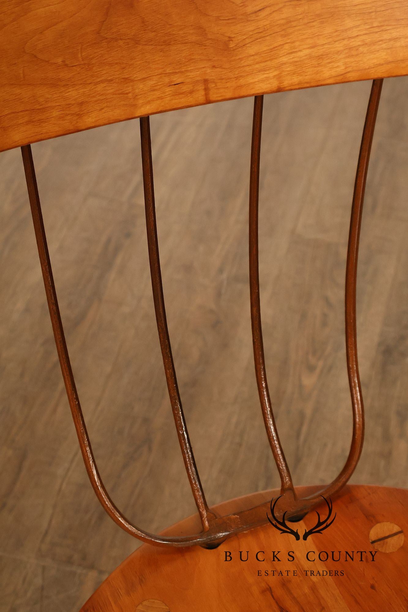 Bradford Woodworking Pair of Pitchfork Side Chairs