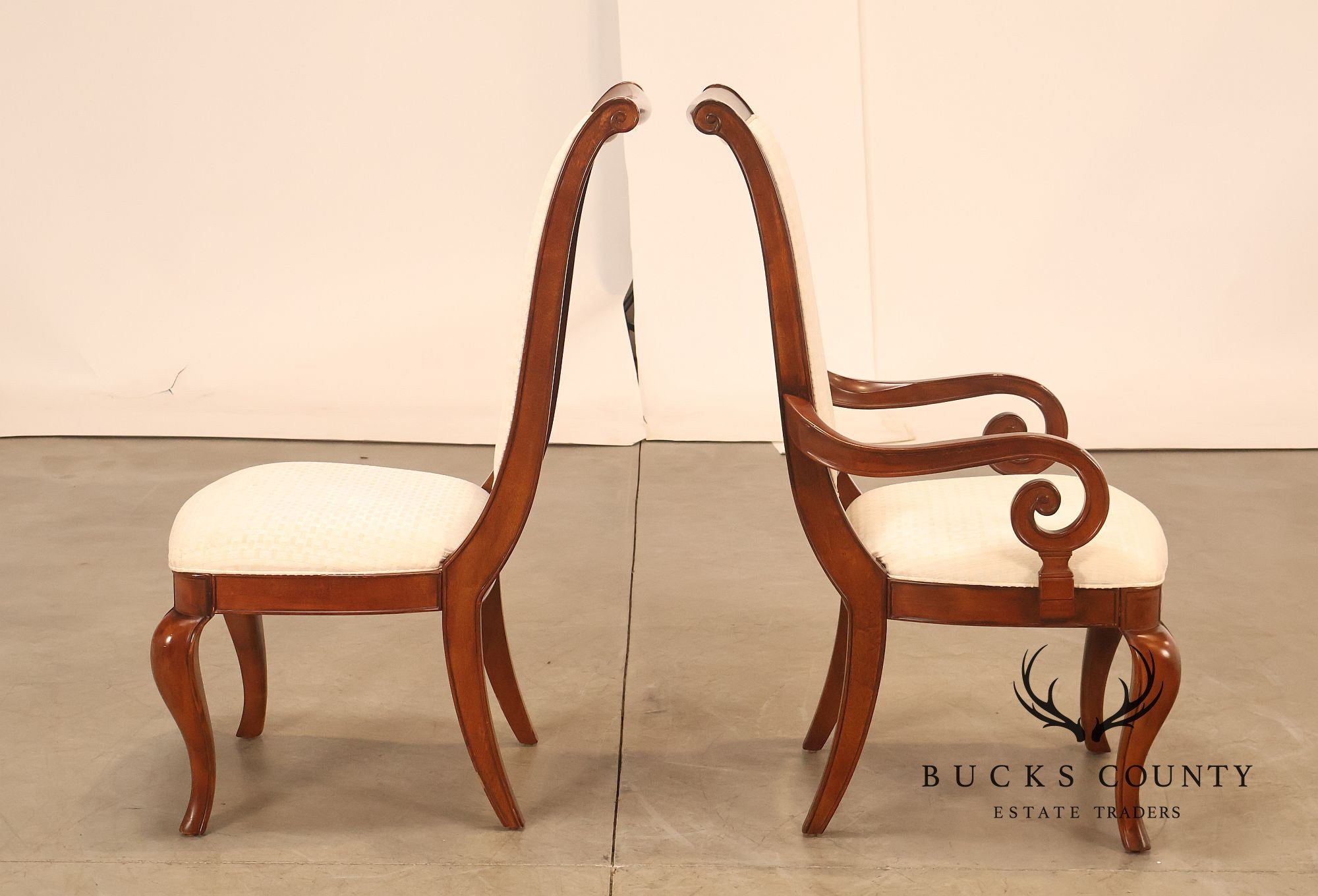 Pennsylvania House Set Of Eight French Style Dining Chairs