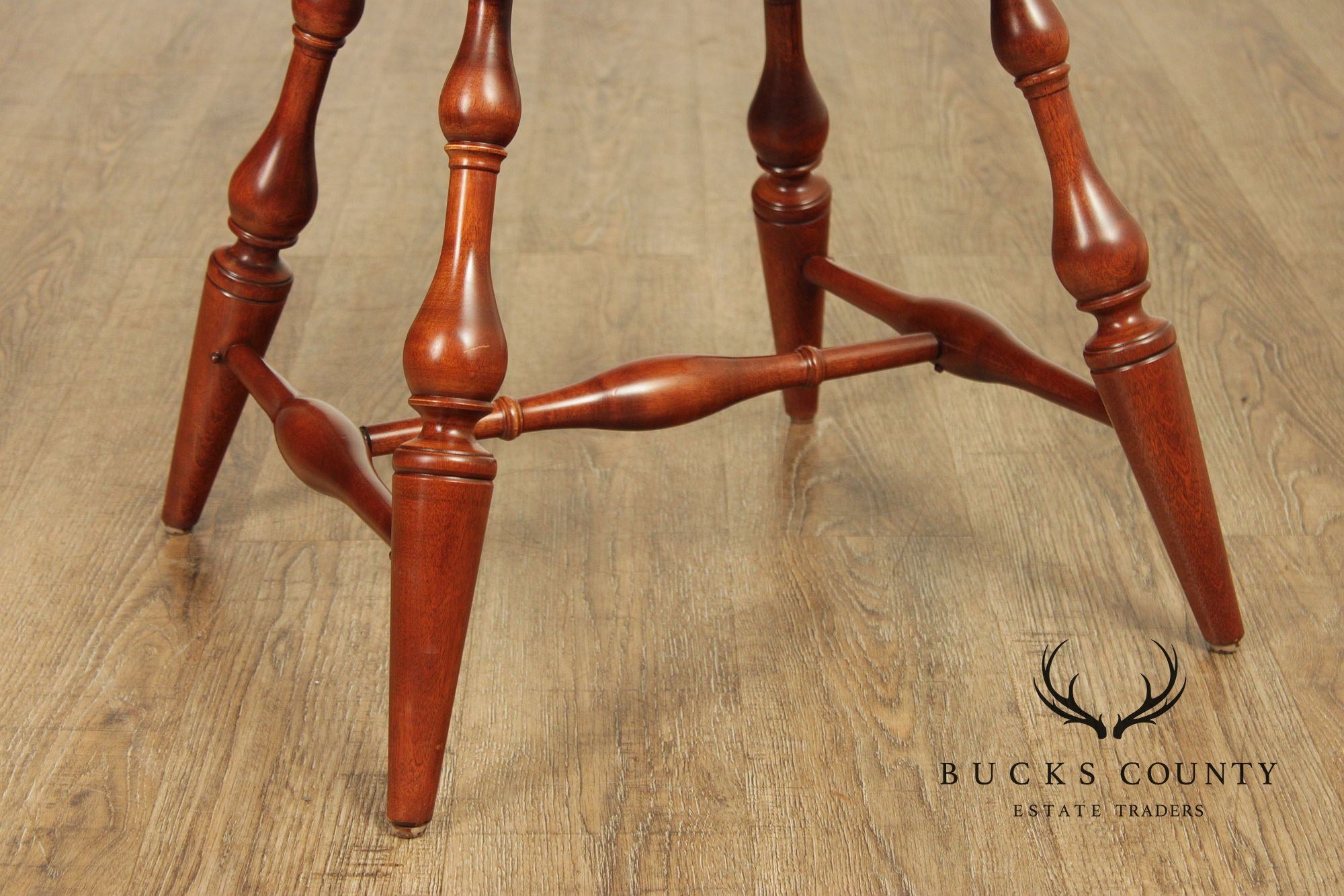 Nichols & Stone Pair of Maple Windsor Dining Chairs