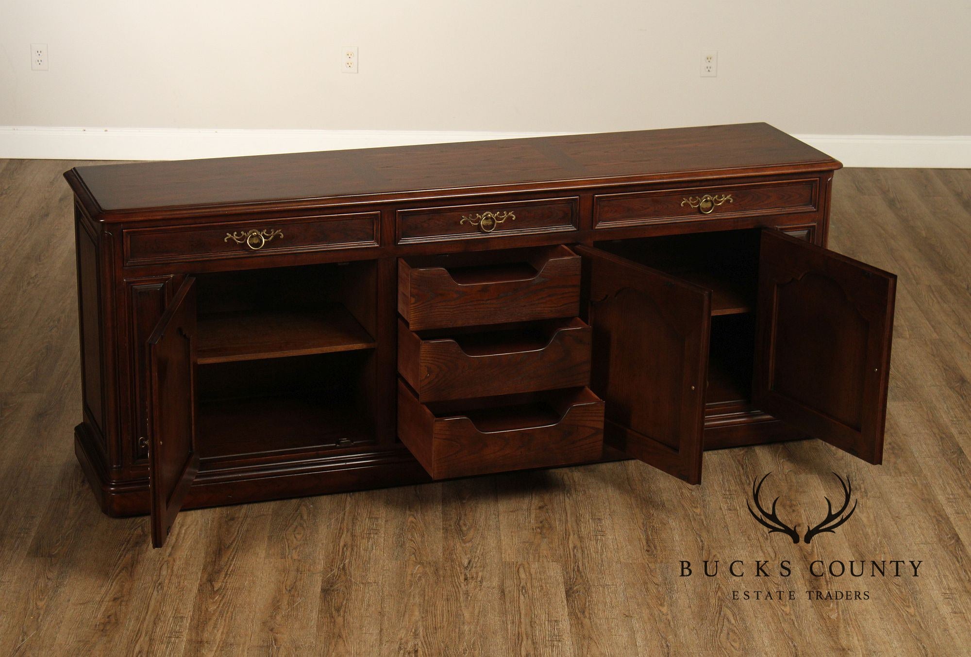 Henredon Four Centuries French Country Oak Buffet Sideboard