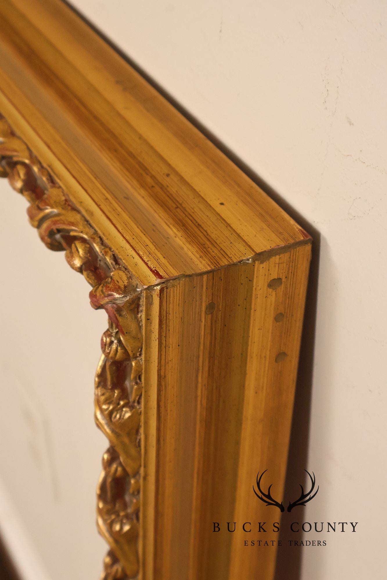 Newman Galleries Large Carved Gold Gilt Picture Frame