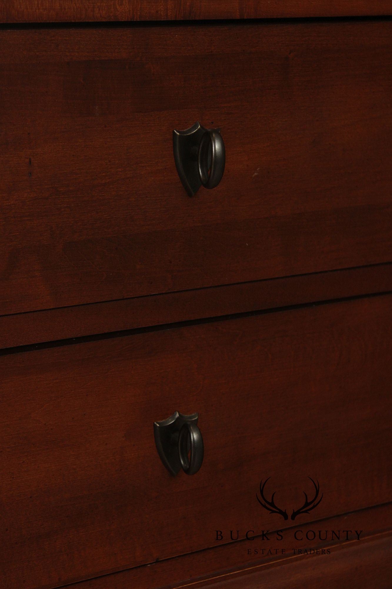 Kincaid Louis Philippe Style Cherry Three-Drawer Nightstand