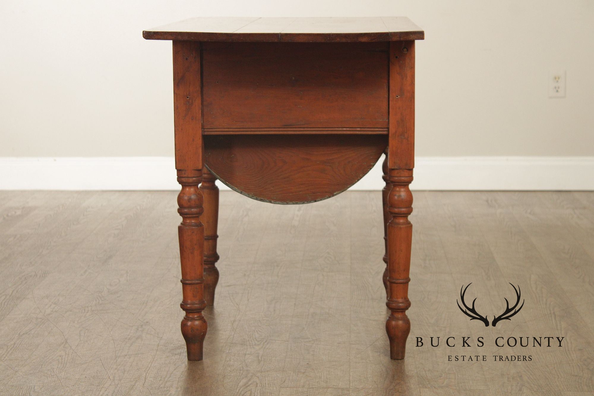 Antique American Primitive Pine Dough Table
