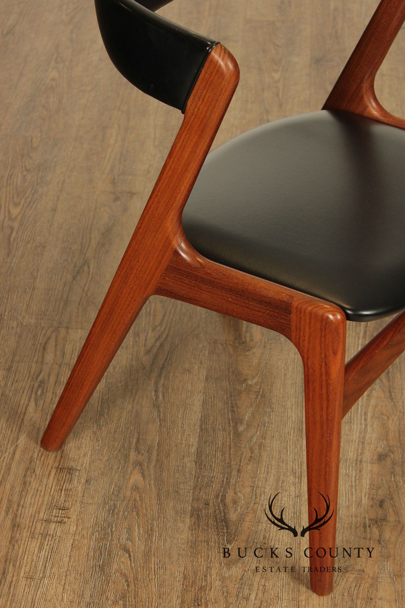 Kai Kristiansen Danish Modern Set of Four Teak Dining Chairs