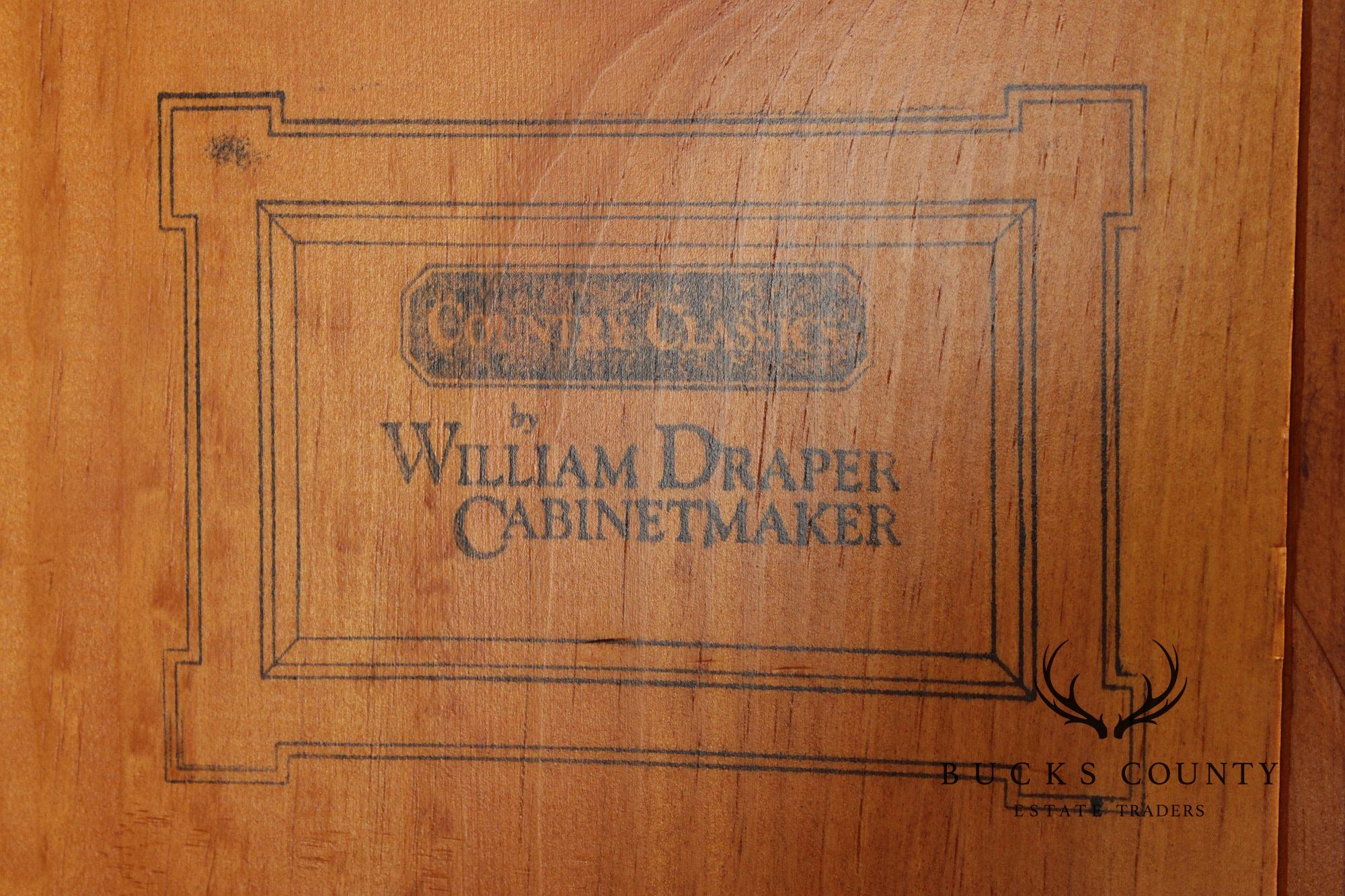 William Draper Country Pine Corner Cabinet