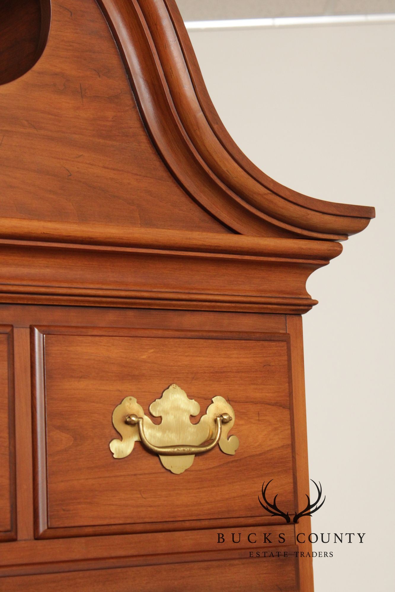 Henkel Harris Queen Anne Style Cherry Highboy