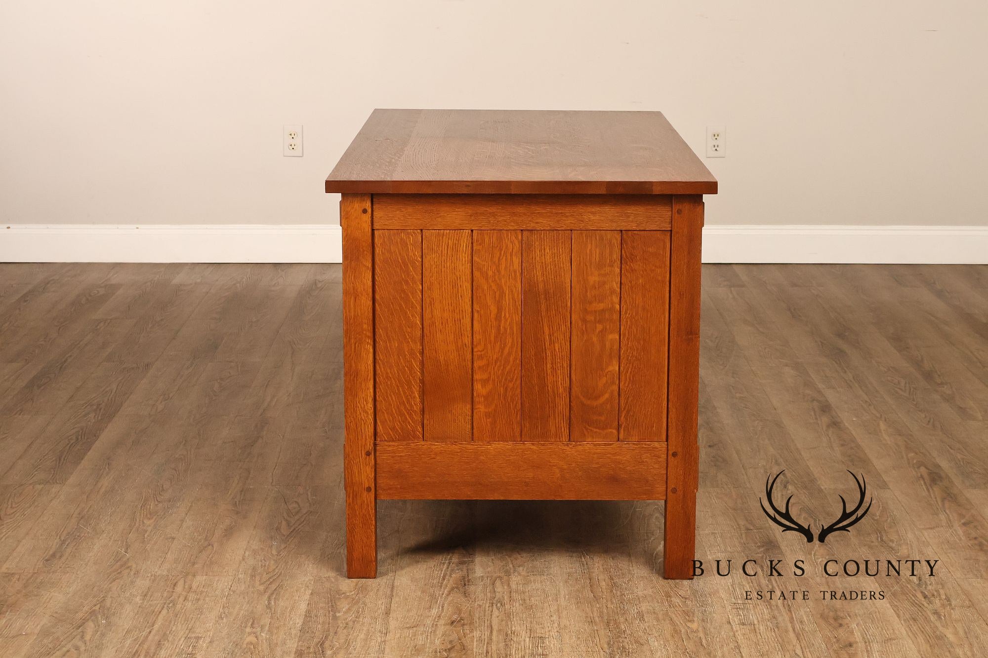 Stickley Mission Collection Oak Executive Desk