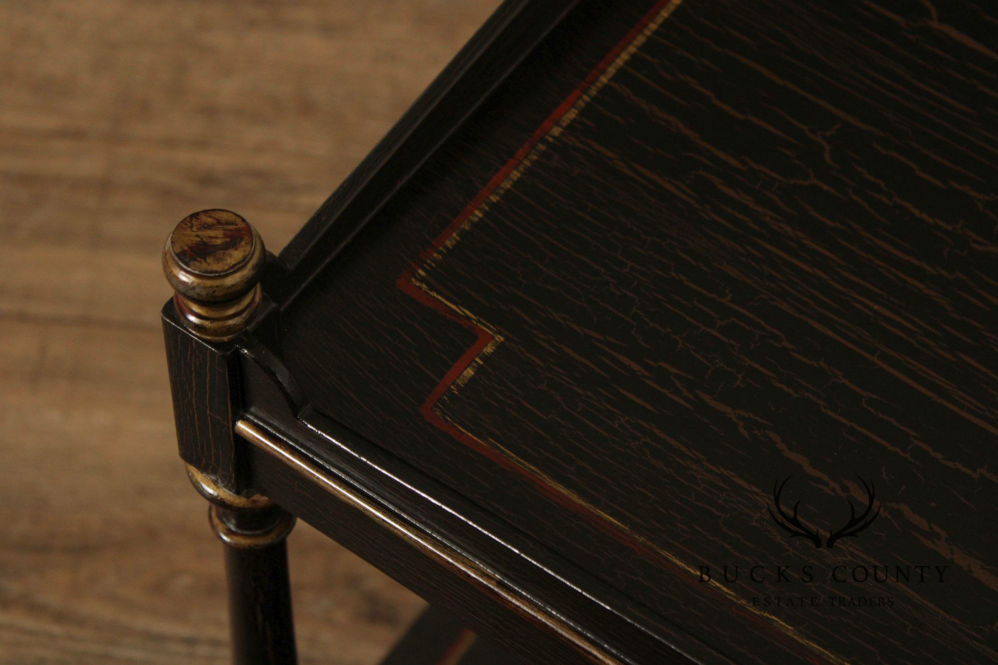 Regency Style Distressed Painted Coffee Table