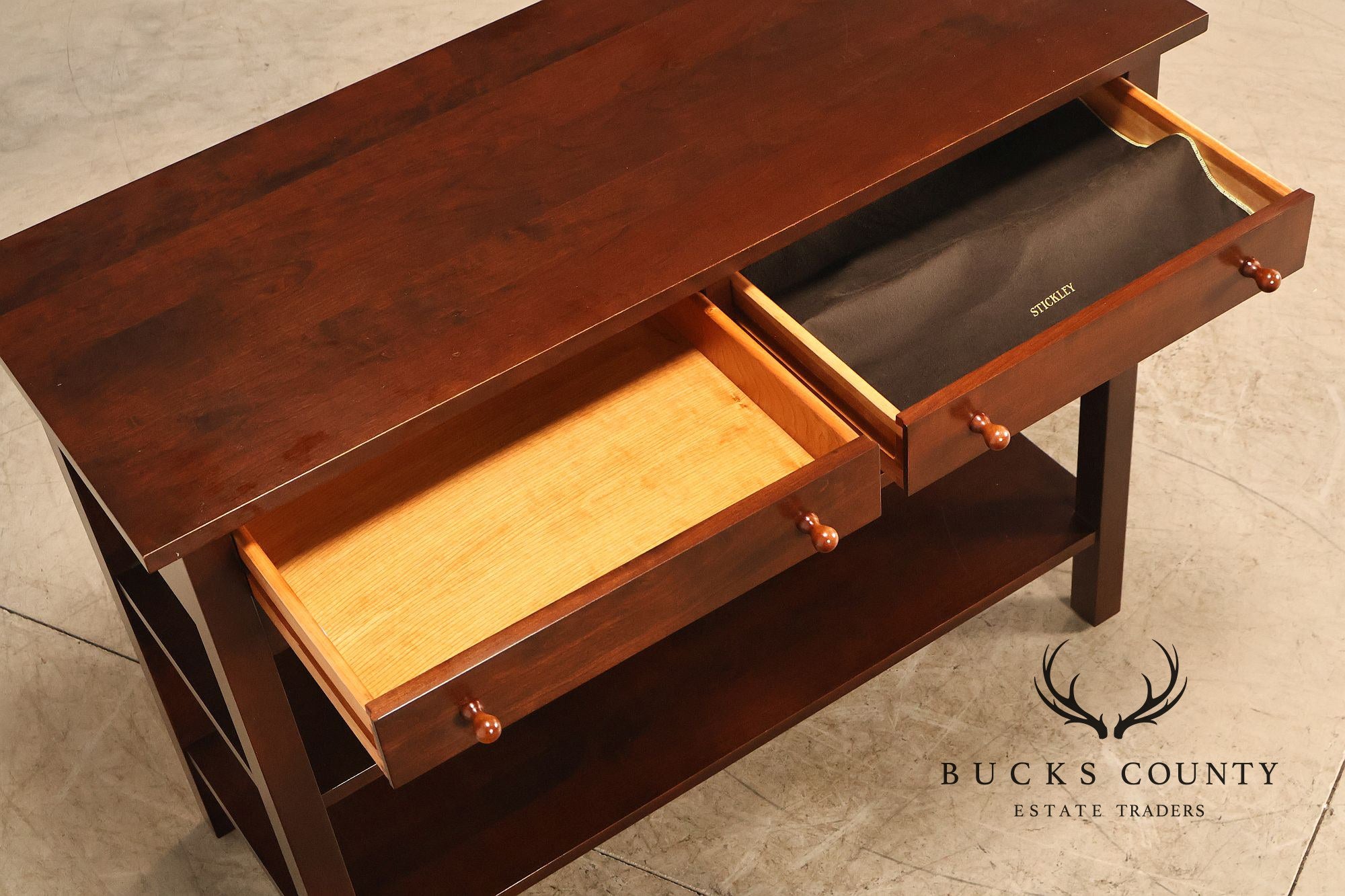 Stickley Mission Collection Cherry Server Console Table