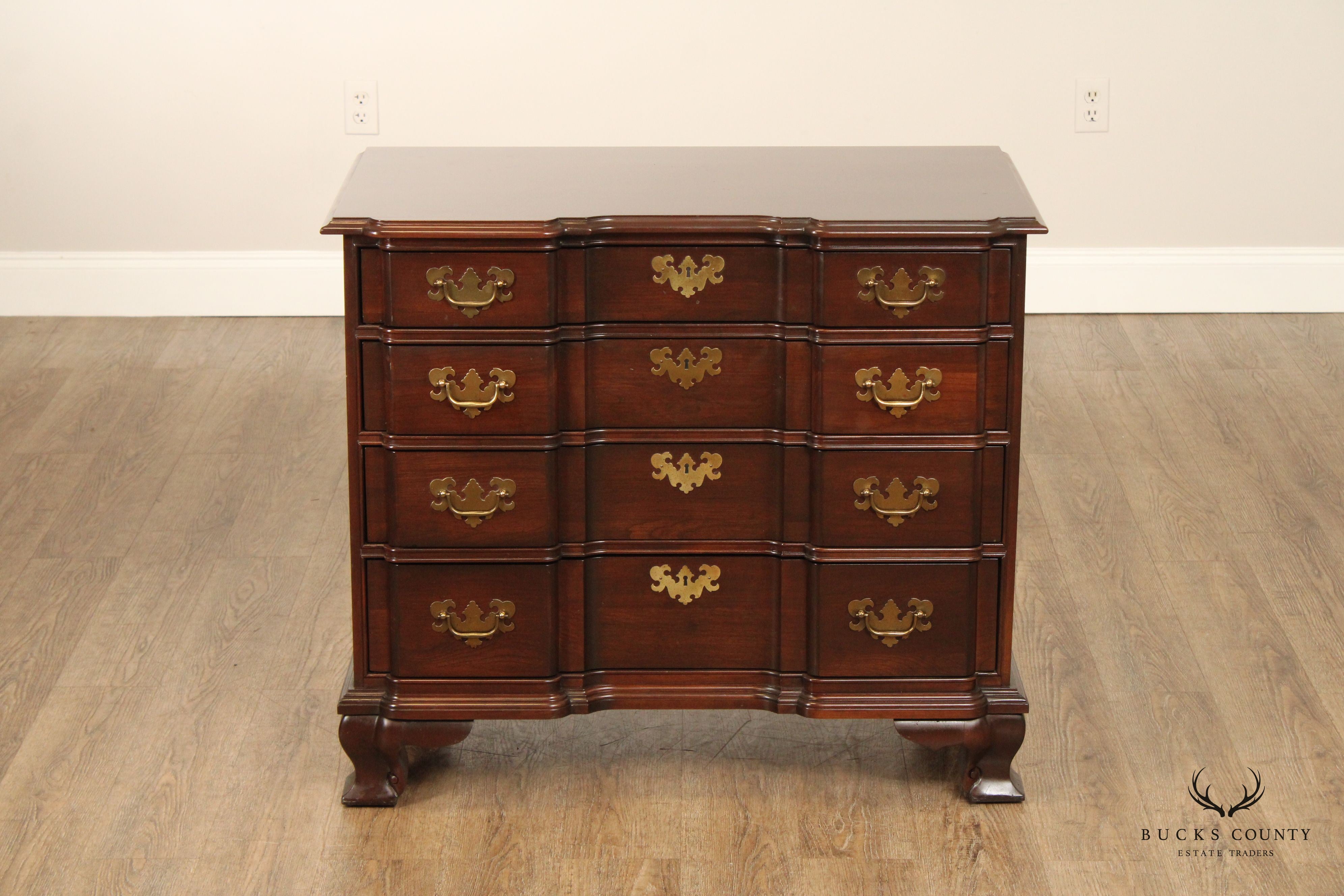 Ethan Allen 'Georgian Court' Cherry Blockfront Chest