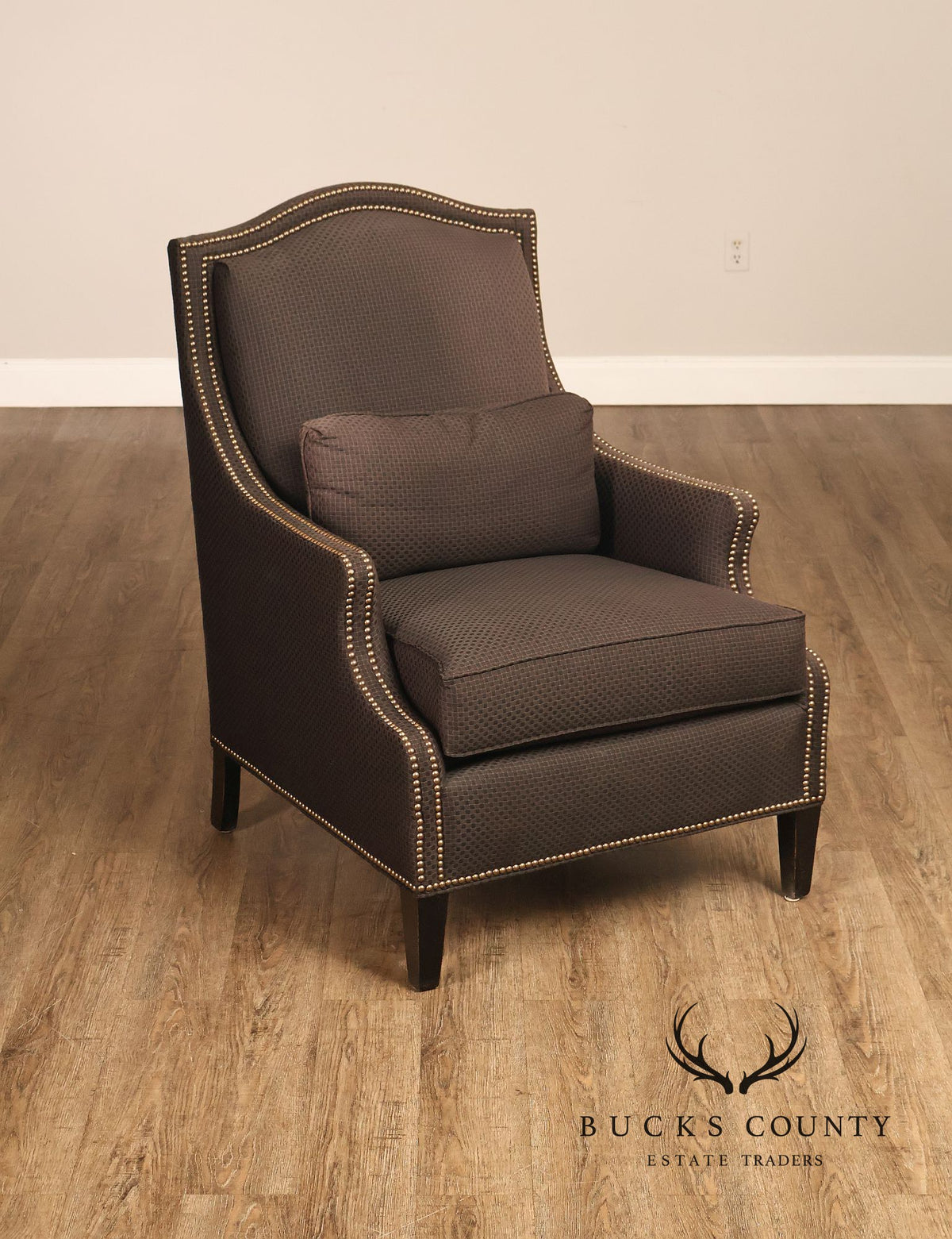Fairfield Contemporary Armchair and Ottoman
