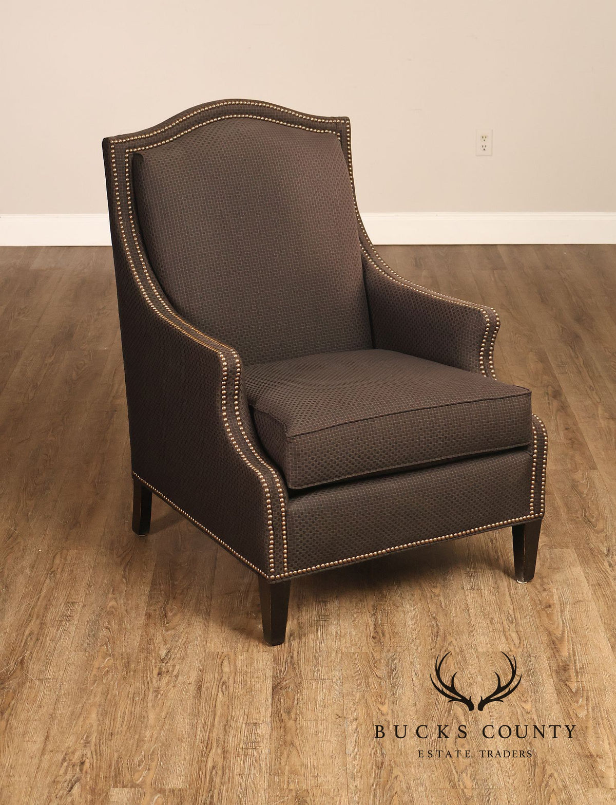 Fairfield Contemporary Armchair and Ottoman