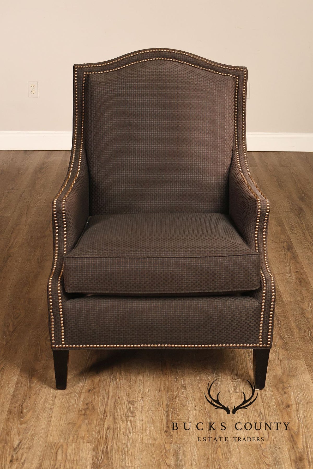Fairfield Contemporary Armchair and Ottoman