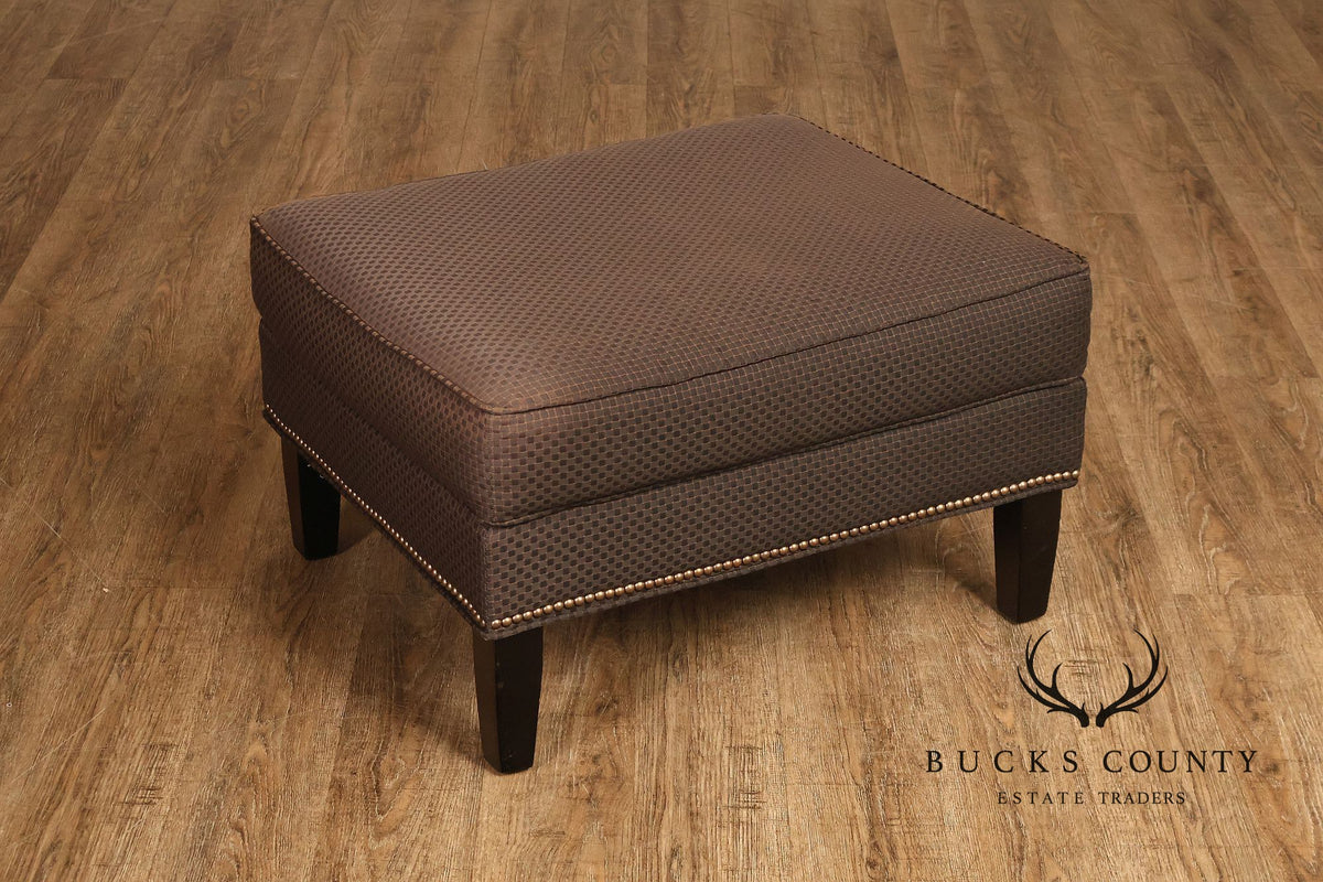 Fairfield Contemporary Armchair and Ottoman