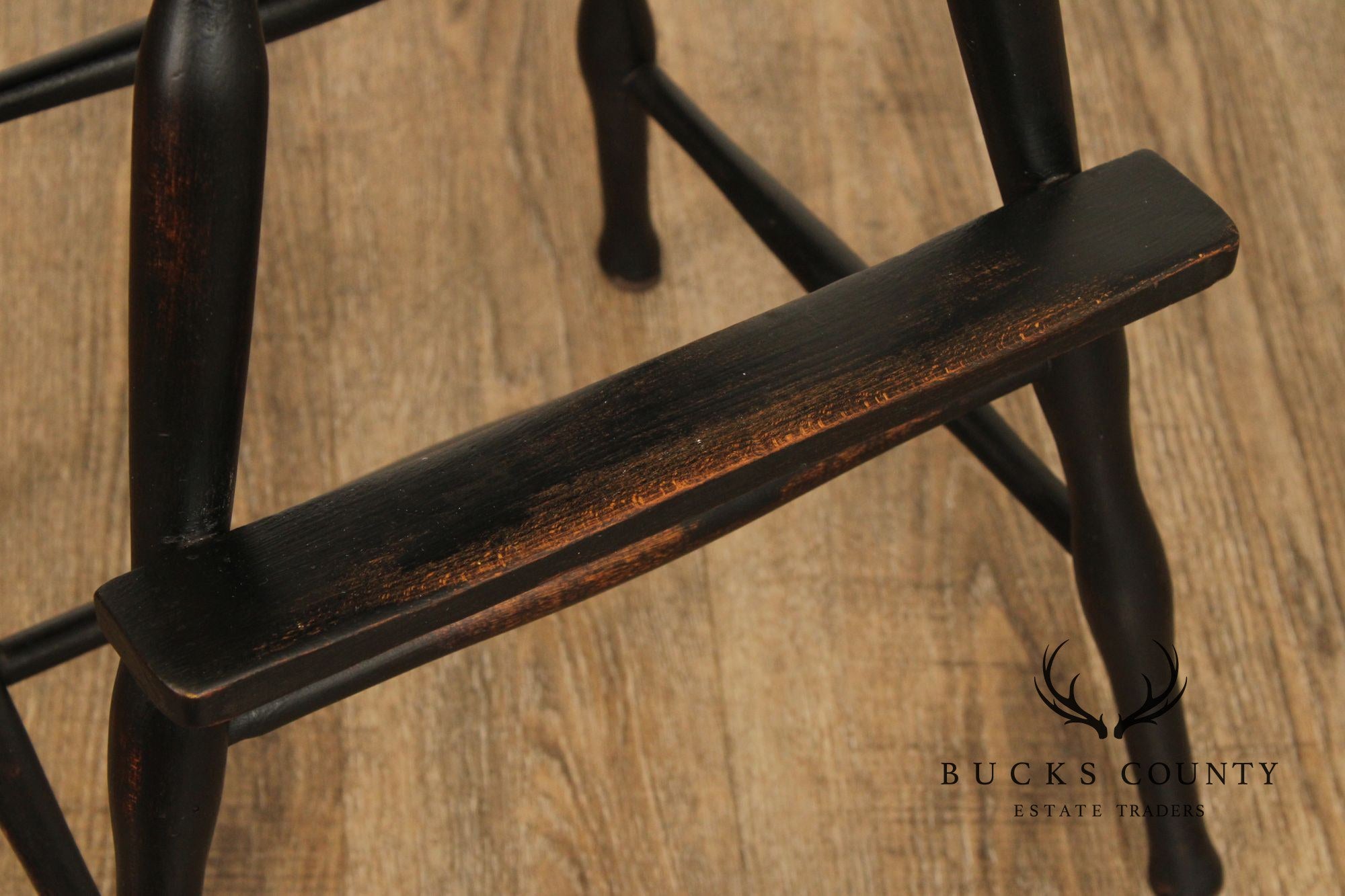 Antique Sack-Back Windsor Child's High Chair