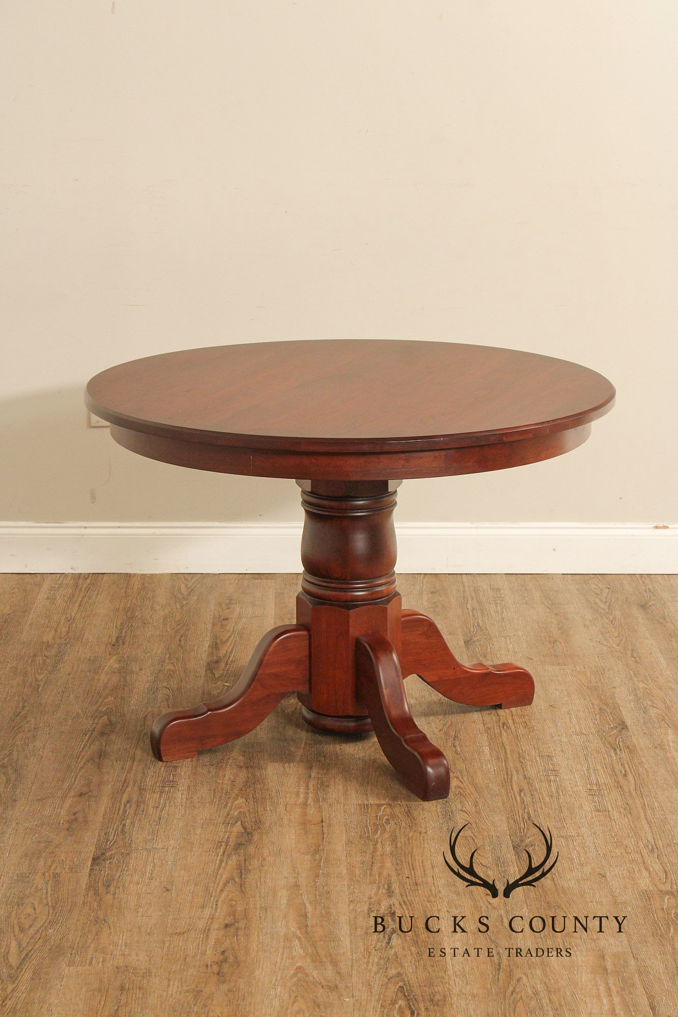 Hunt Country Furniture Round Top Cherry Dining Table