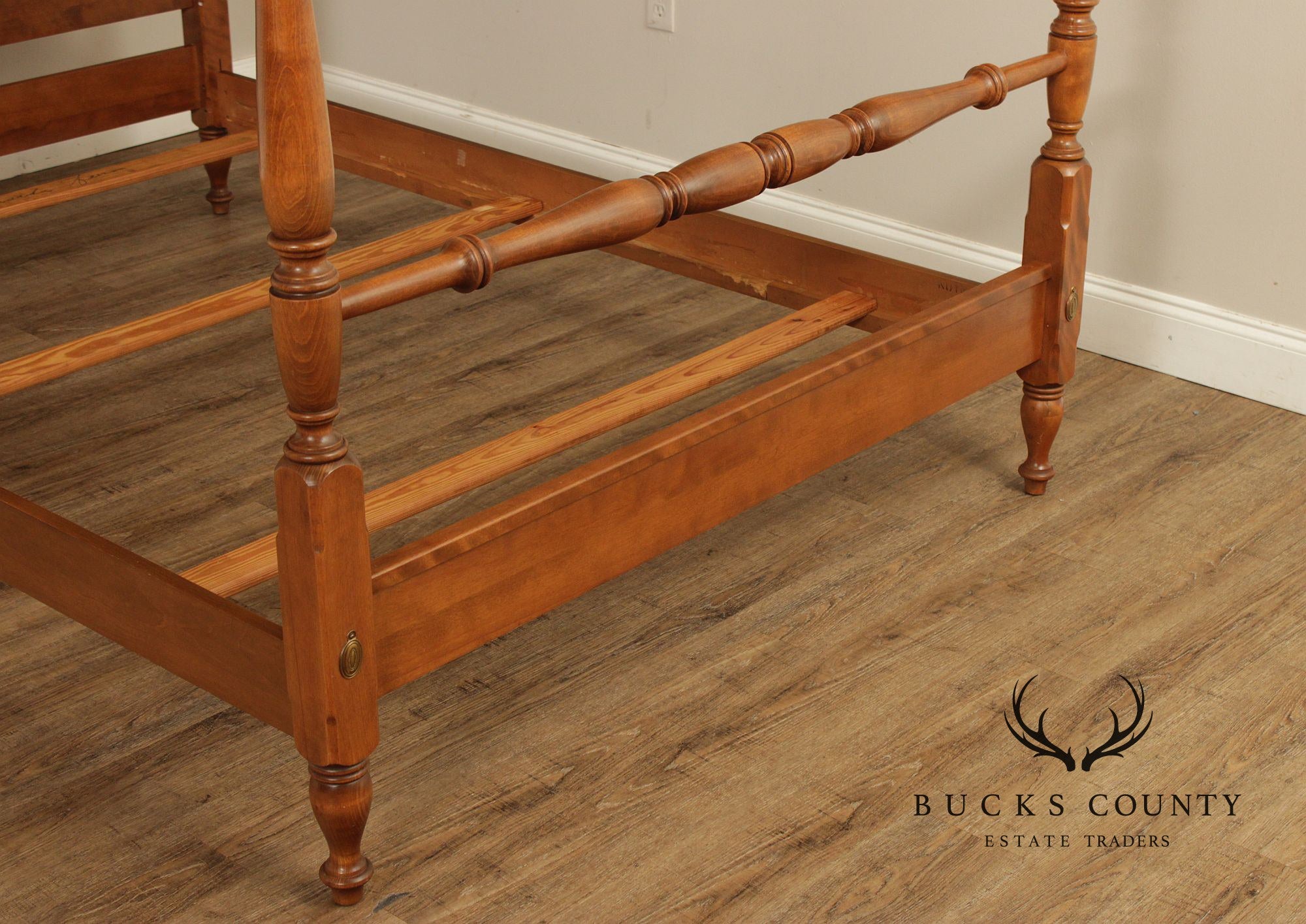 Ethan Allen American Maple Full Size Poster Bed