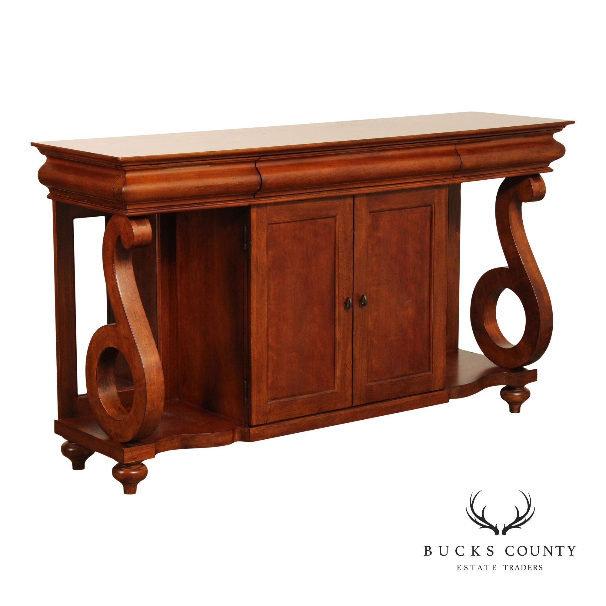 Empire Style Cherry Sideboard Cabinet