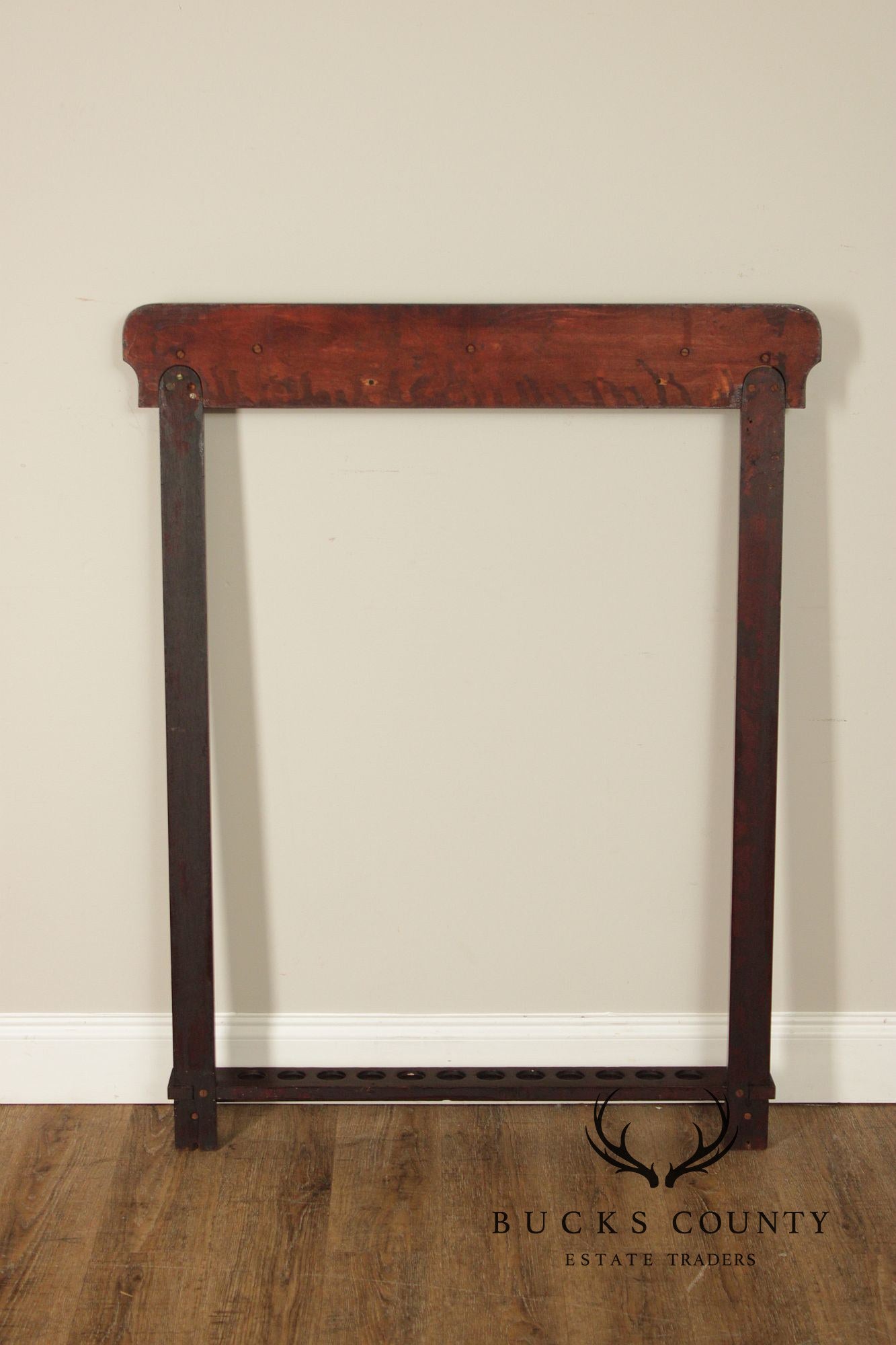 Antique Brunswick Balke Collender Company Billiards Cue Rack