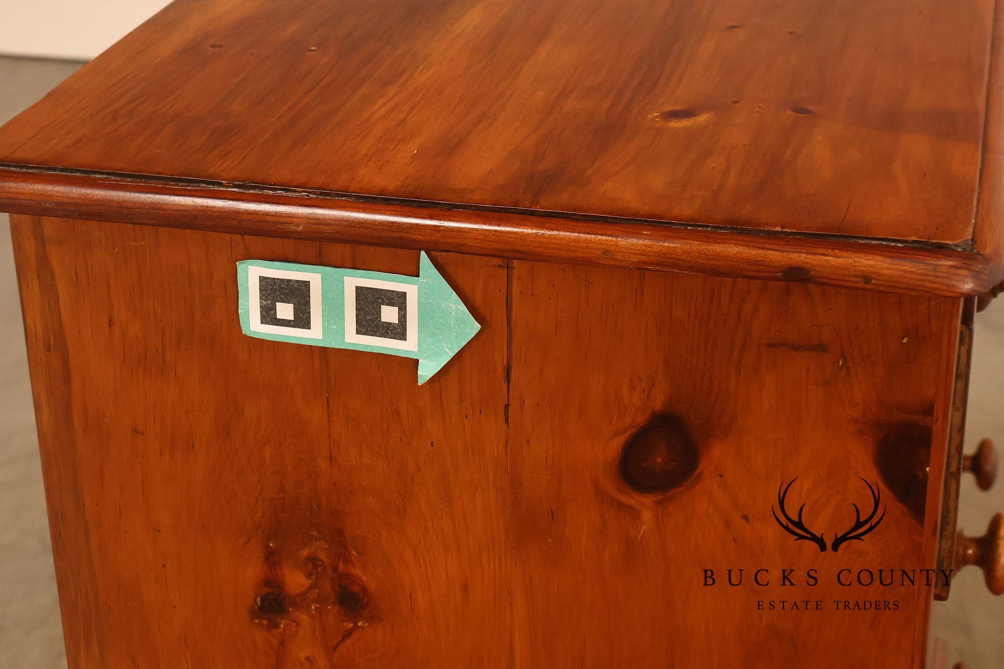 Antique Cottage Pine Chest Of Drawers