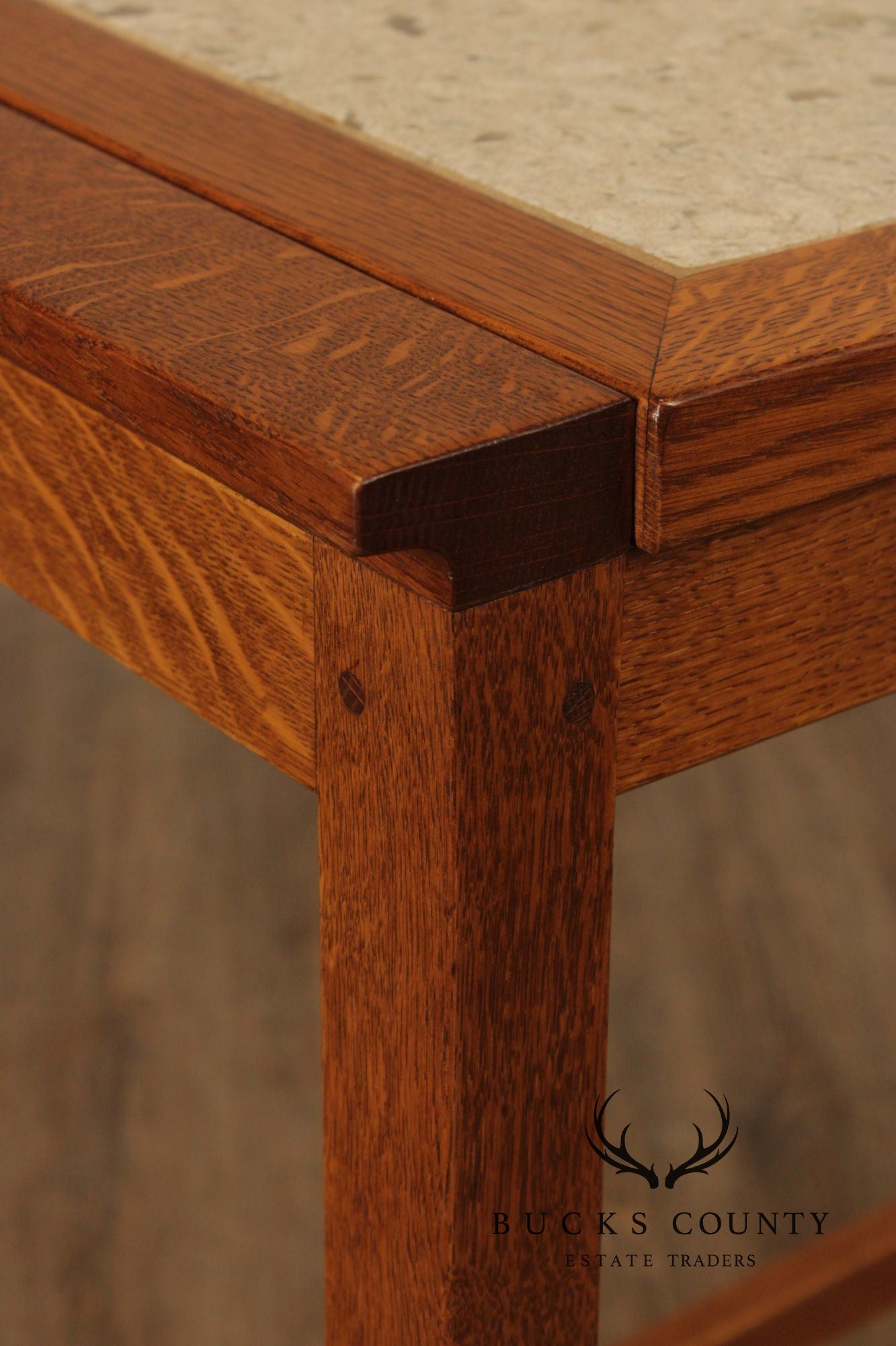 Stickley Mission Collection Oak Counter Height Table